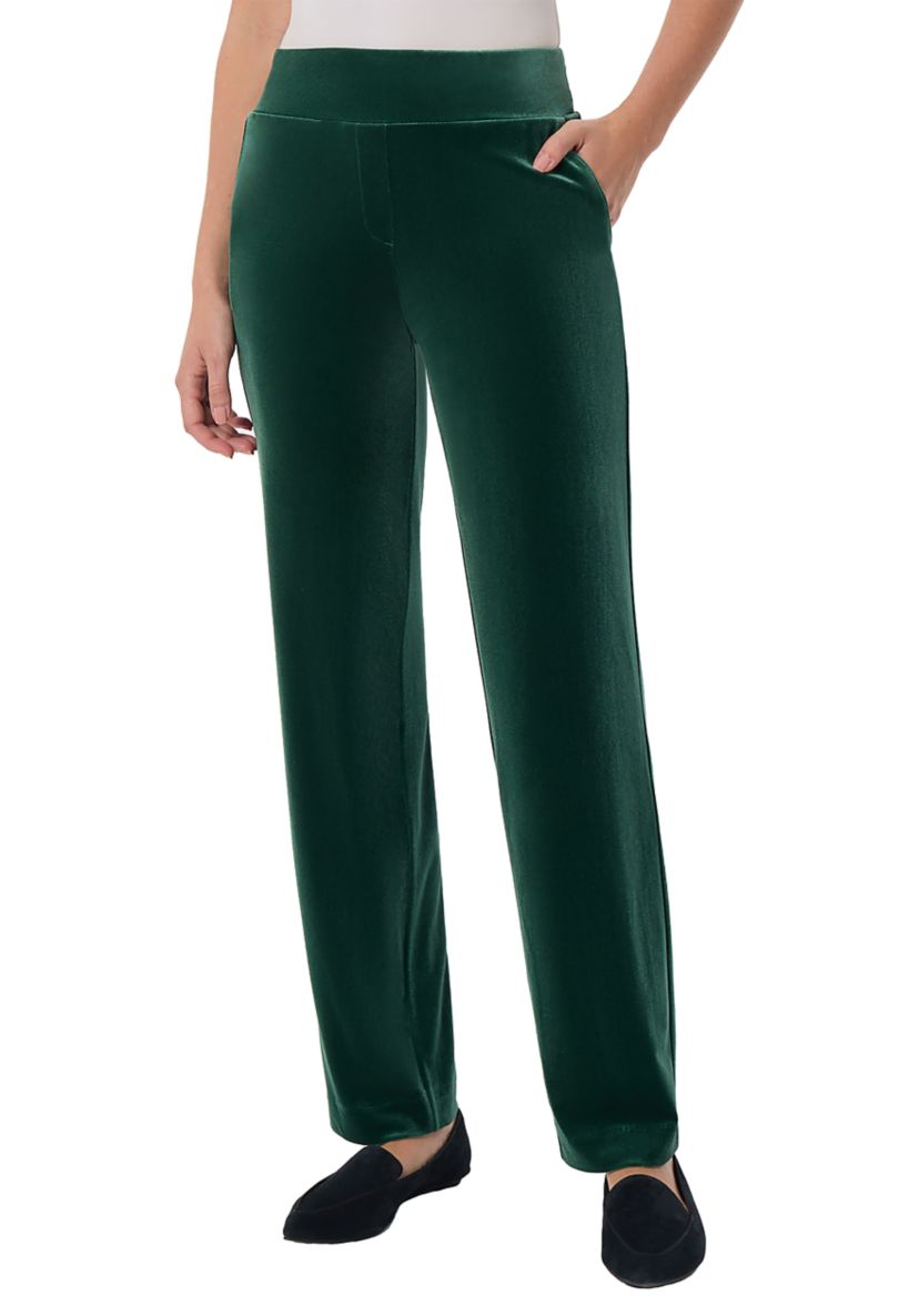 Womens Velour Pull On Pants