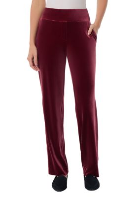 JONES NEW YORK Women's Velour Pull On Pants, XL
