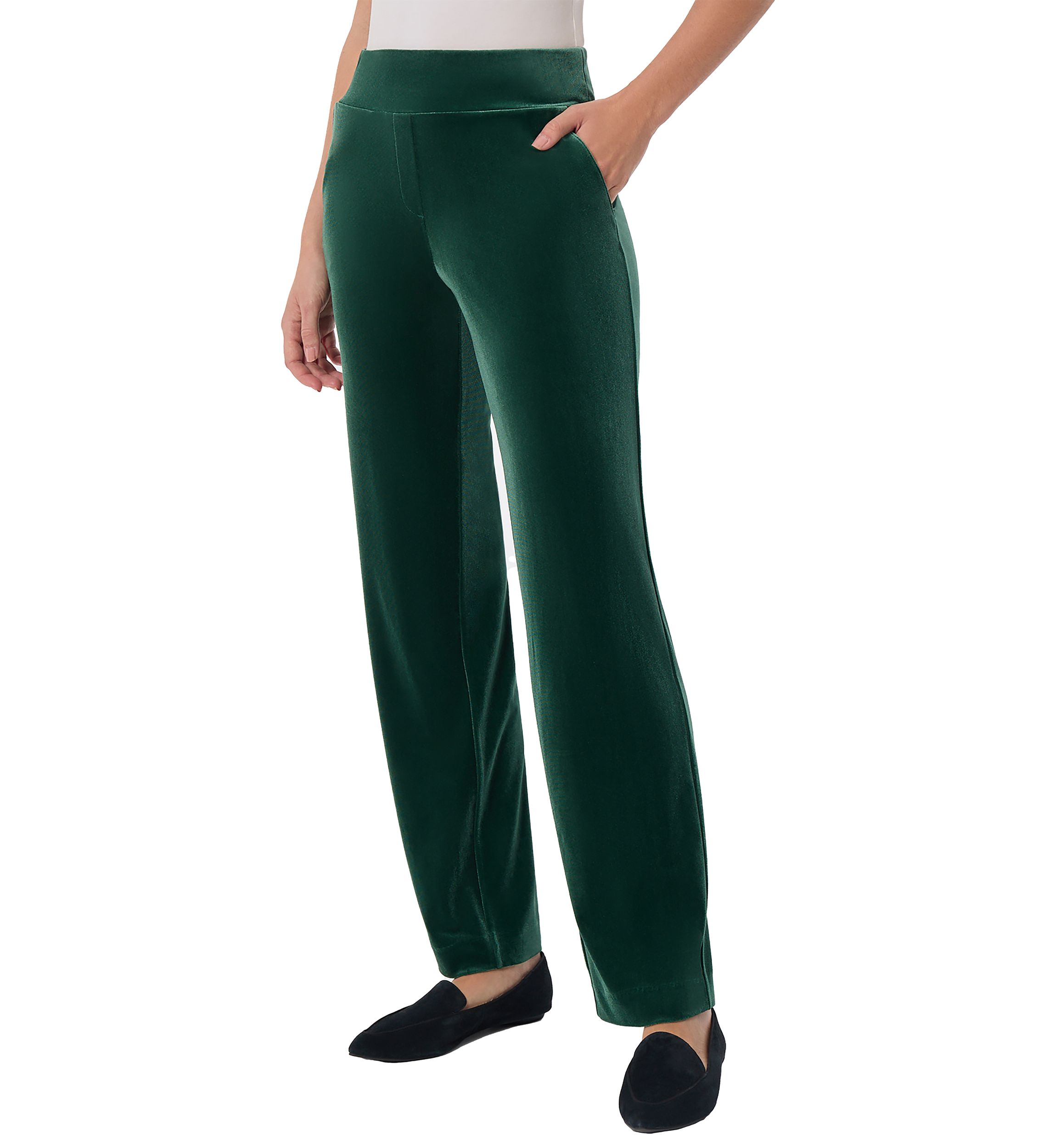 Womens Velour Pull On Pants