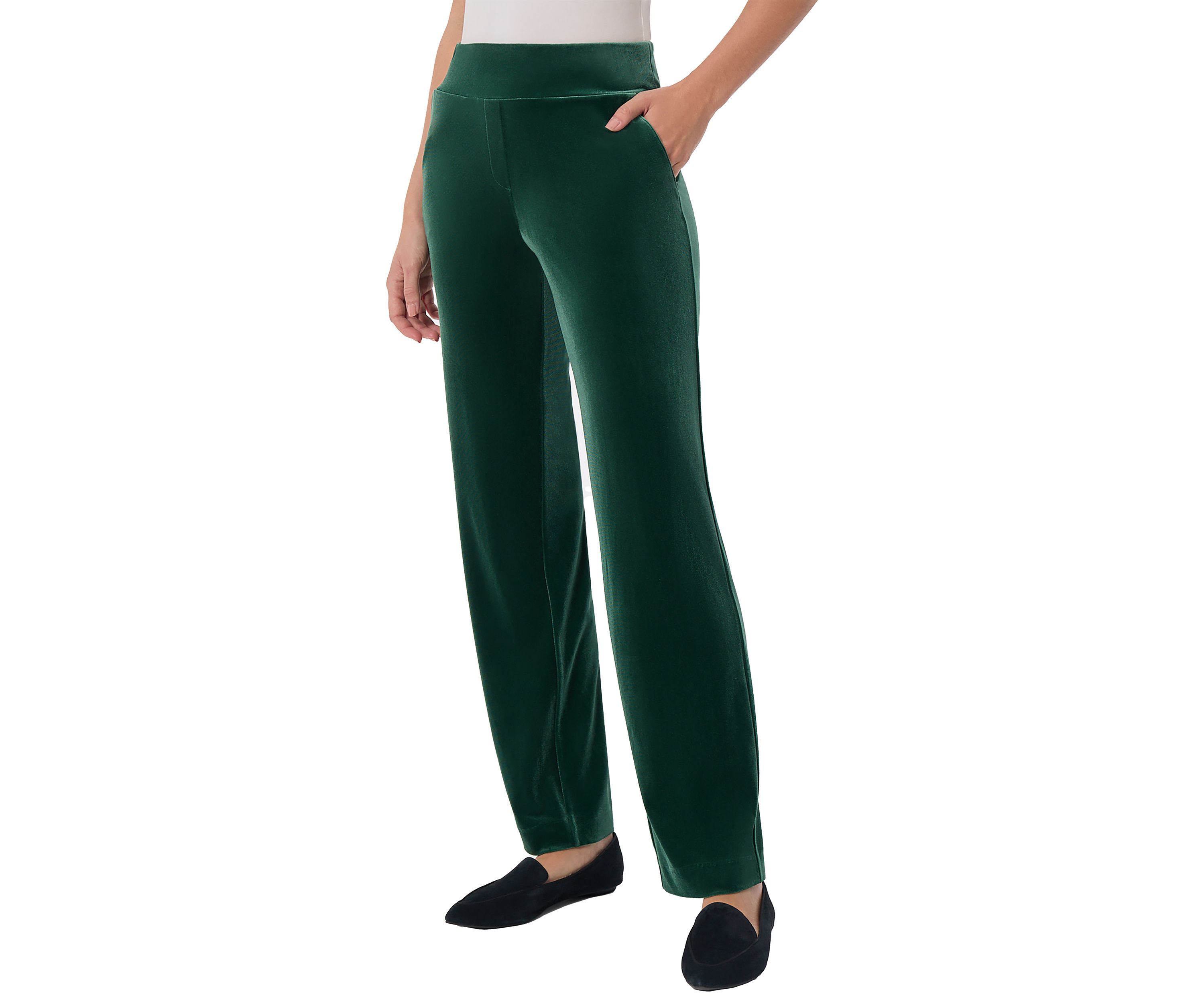 Womens Velour Pull On Pants