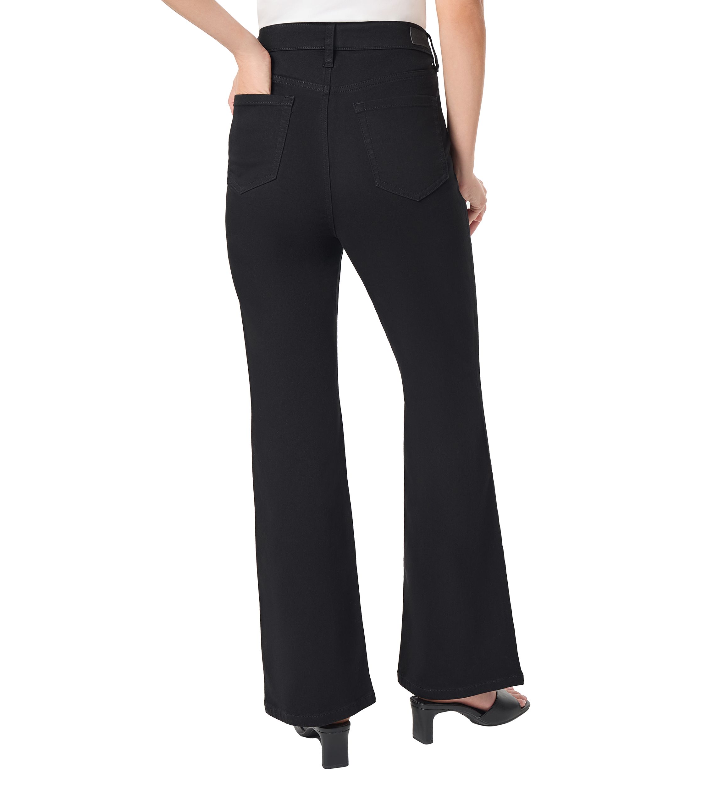 Petite Lexington Flare Jeans with Welt Pockets