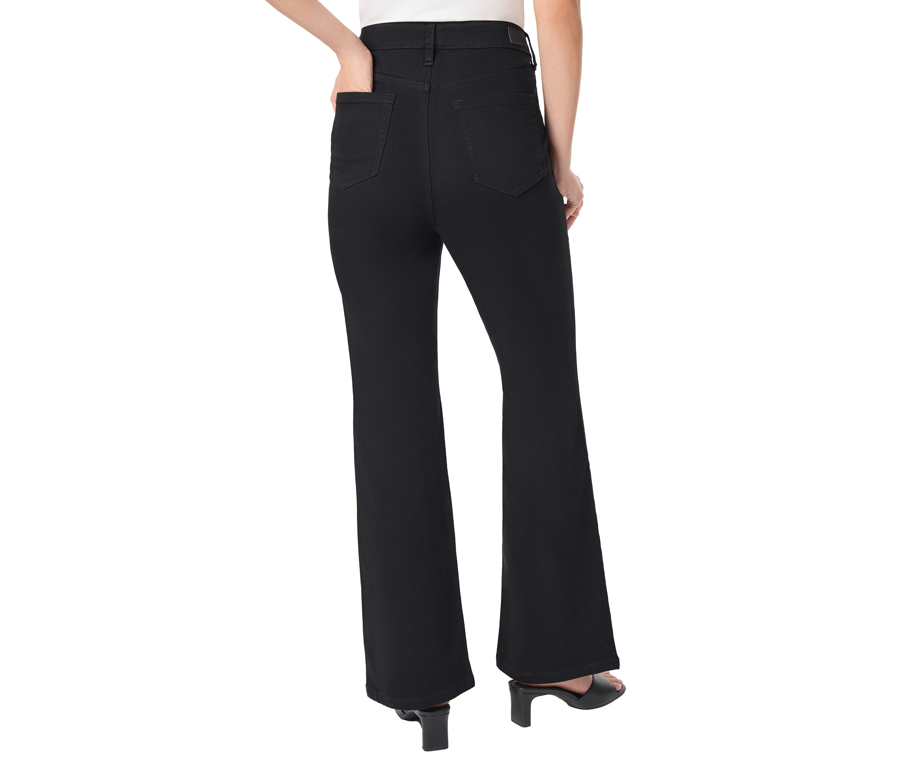 Petite Lexington Flare Jeans with Welt Pockets