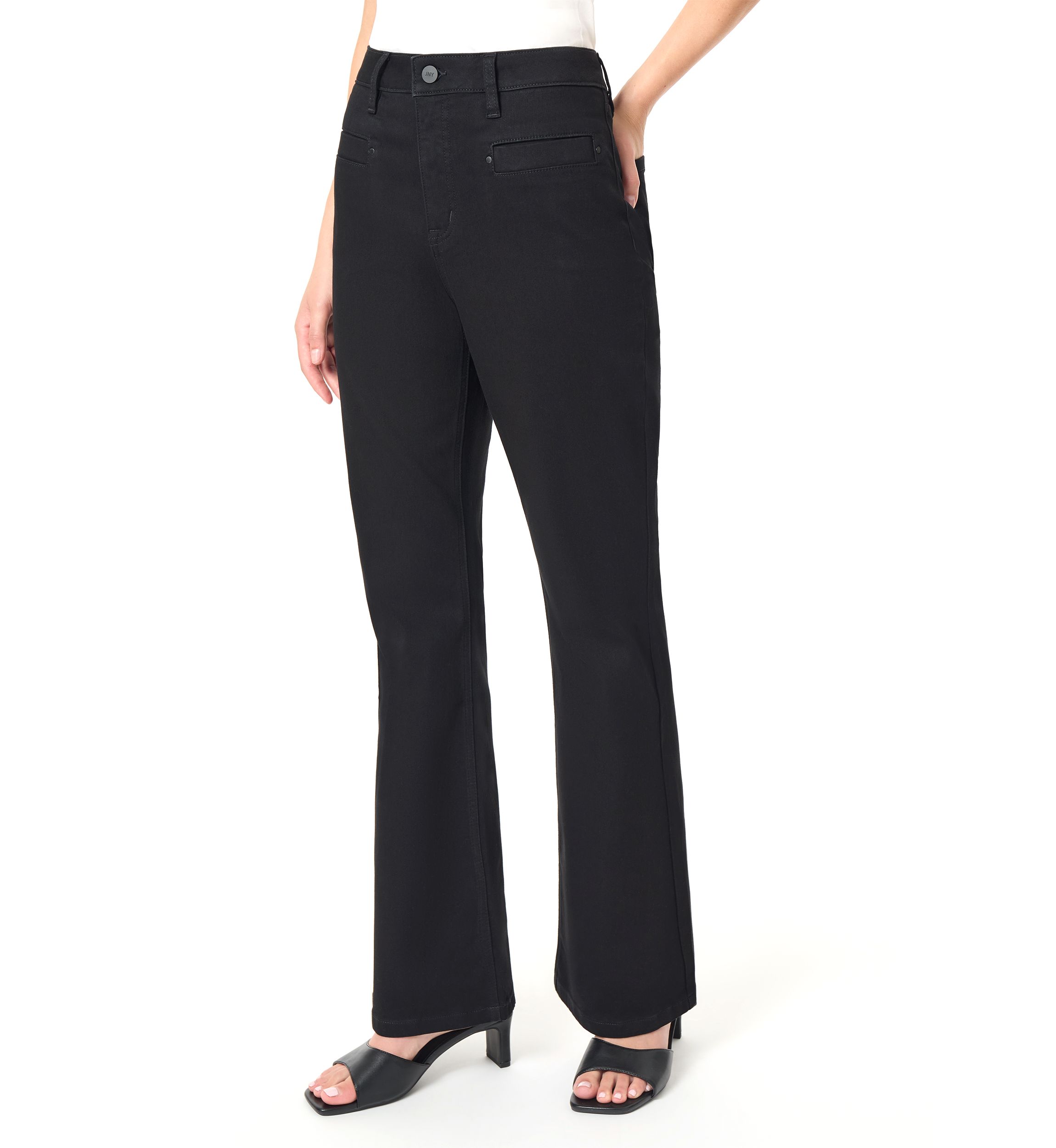 Petite Lexington Flare Jeans with Welt Pockets