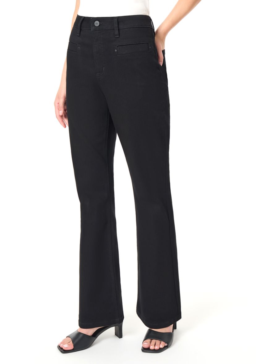 Petite Lexington Flare Jeans with Welt Pockets
