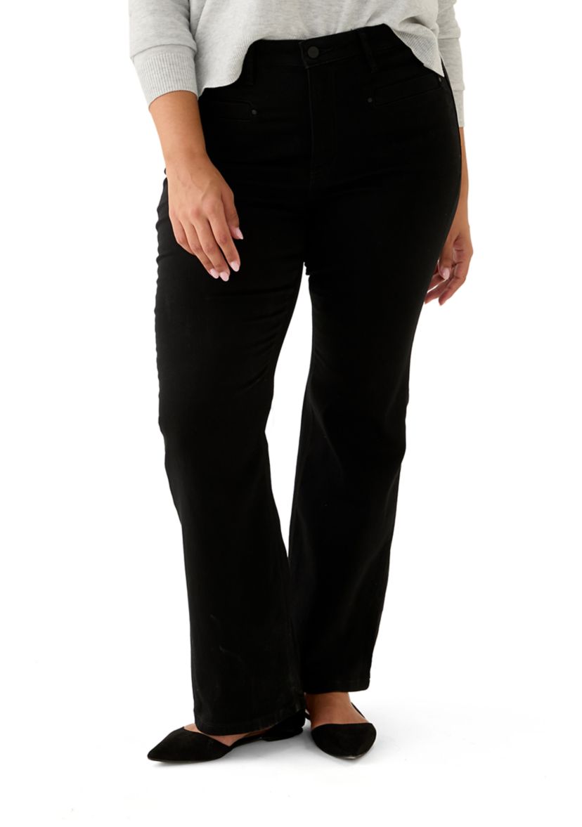 Plus Size Lexington Flare Pants with Welt Pockets
