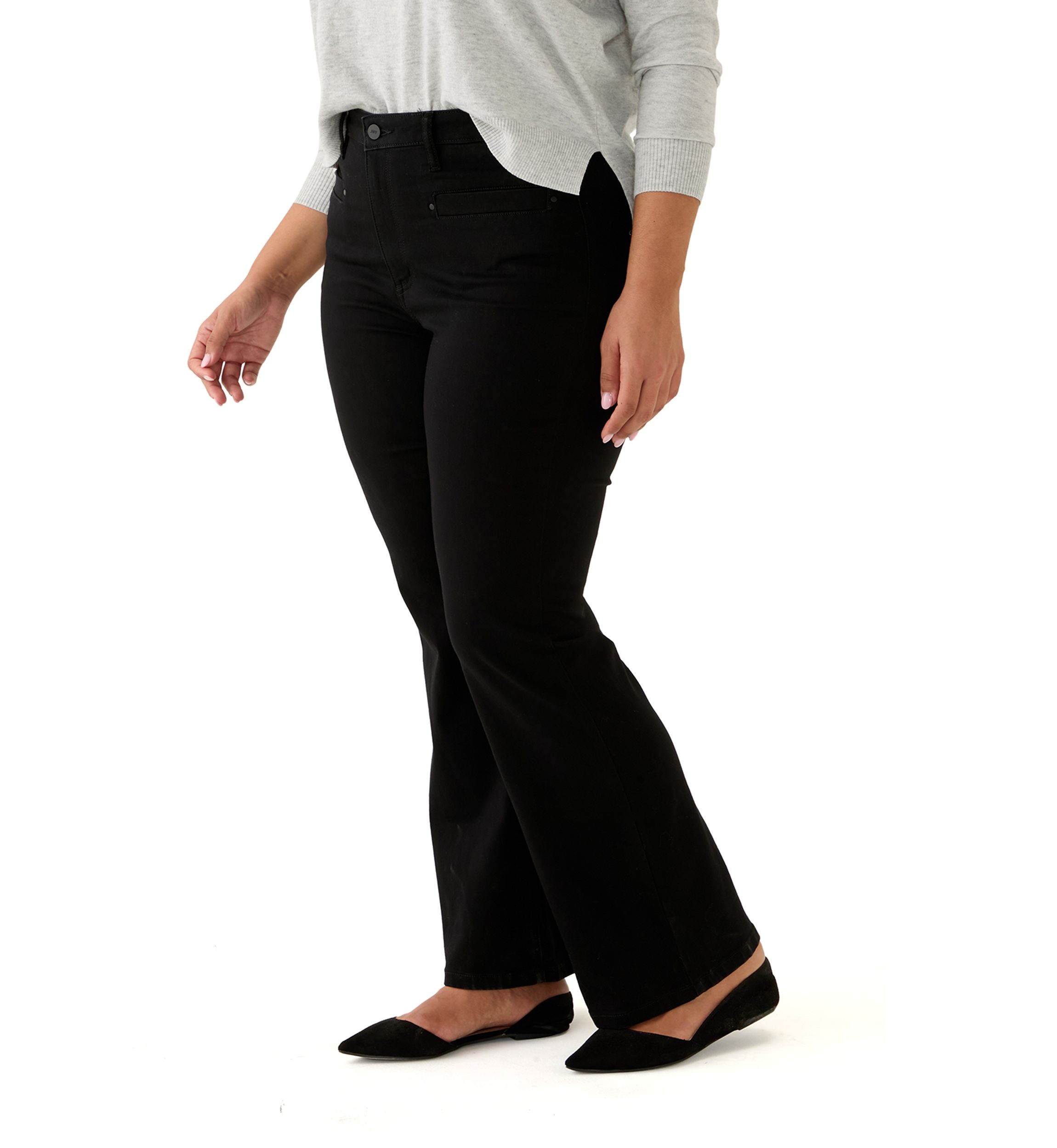 Plus Size Lexington Flare Pants with Welt Pockets