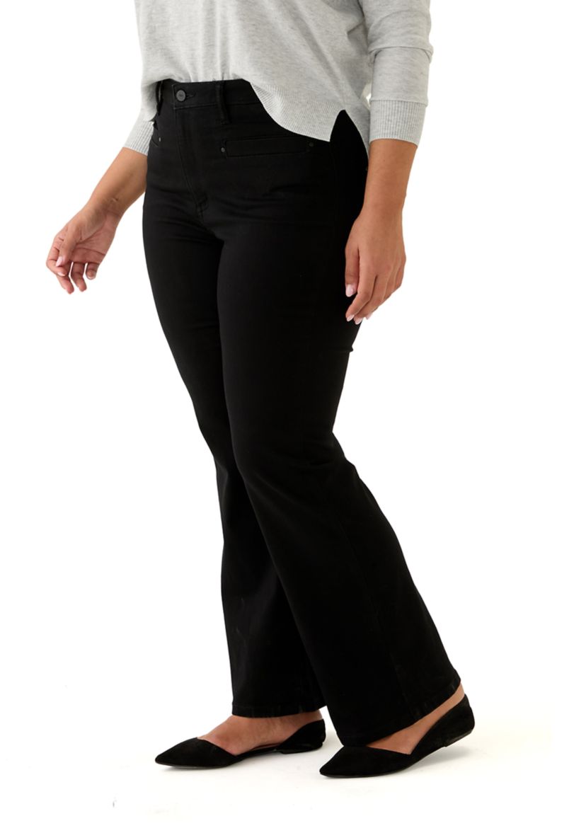 Plus Size Lexington Flare Pants with Welt Pockets