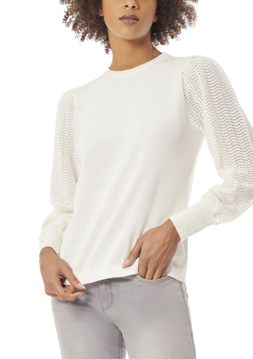 Womens Stitch Sleeve Sweater 