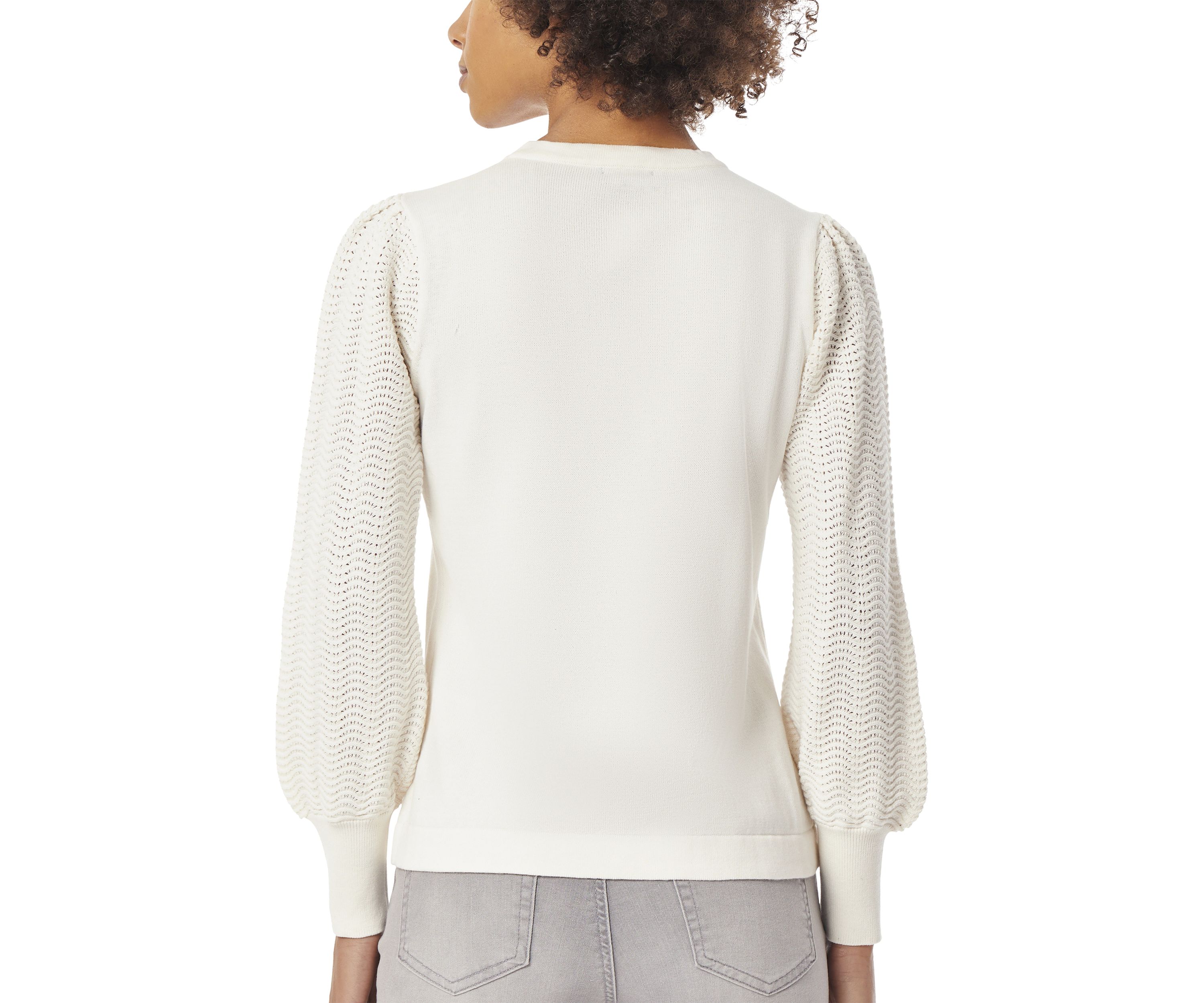 Womens Stitch Sleeve Sweater 