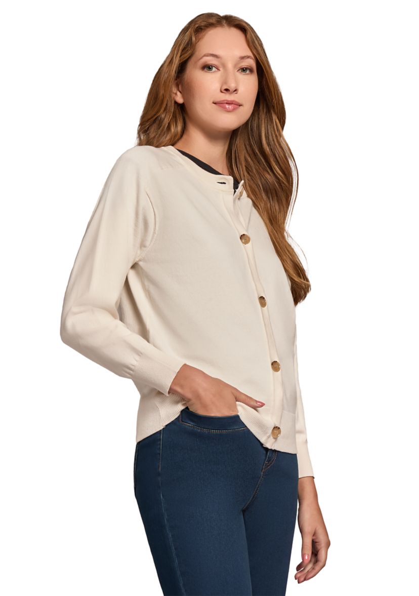 Petite Saddle Shoulder Cardigan 