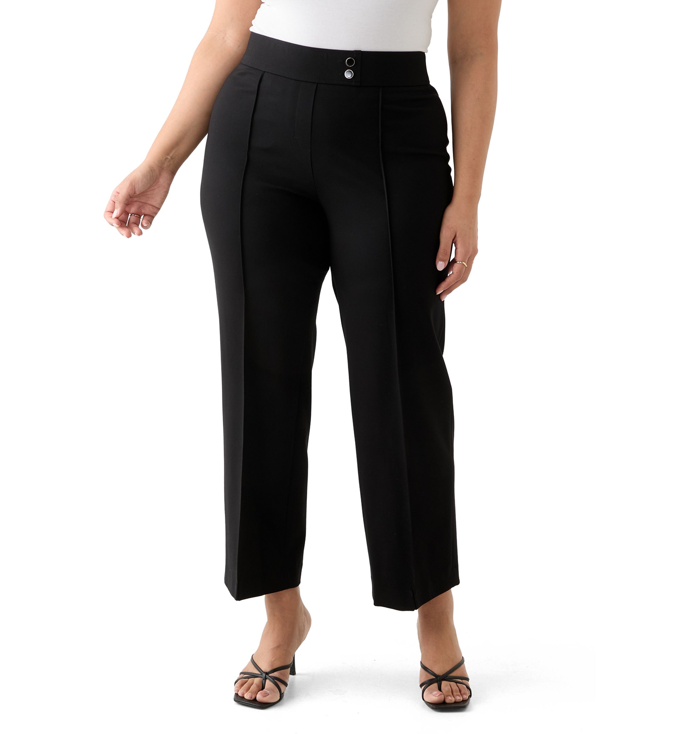 Pull On Pintuck Trousers 