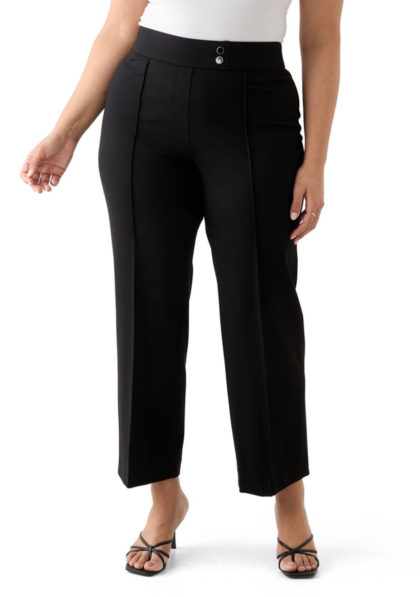 Pull On Pintuck Trousers 