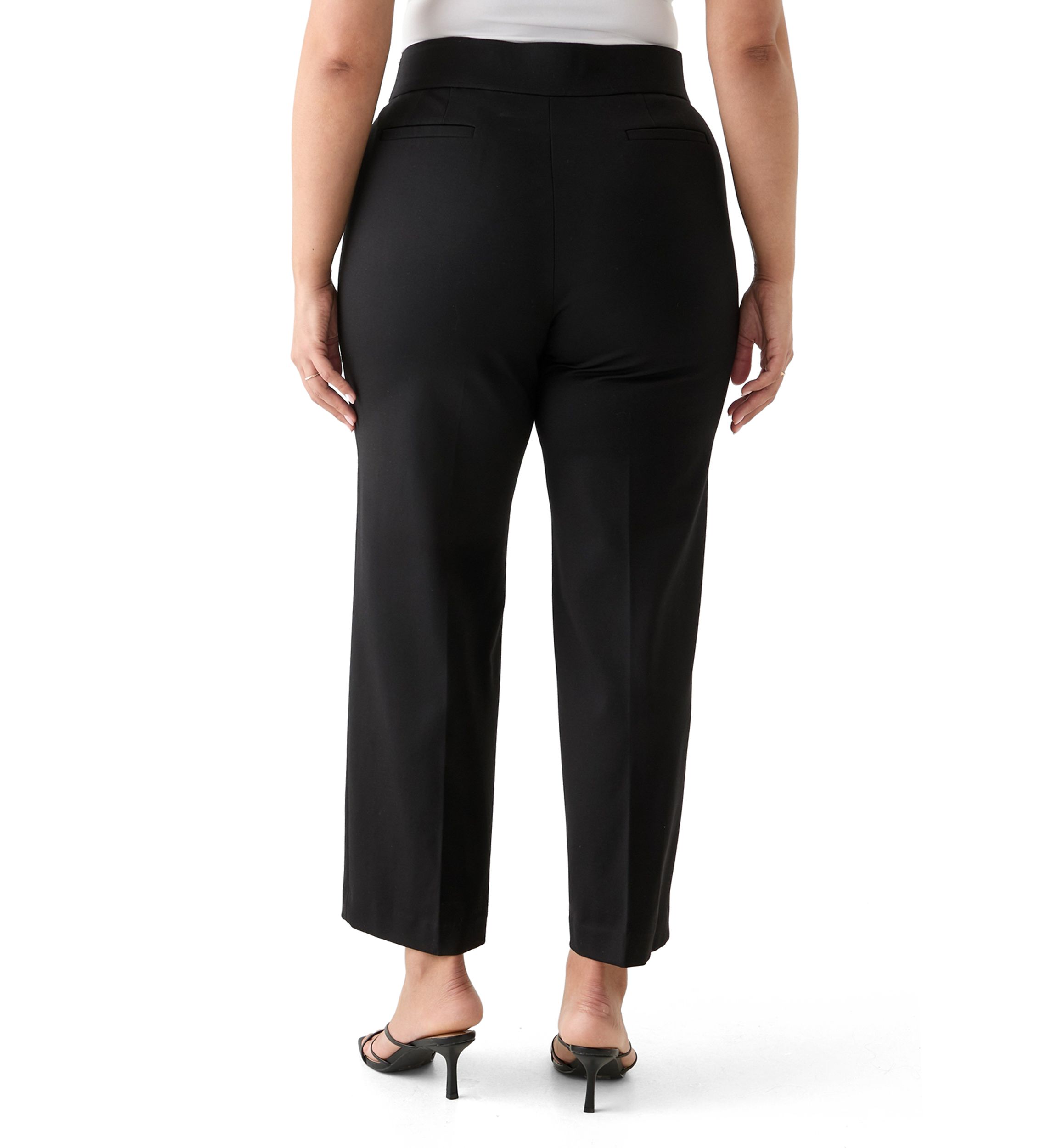 Pull On Pintuck Trousers 