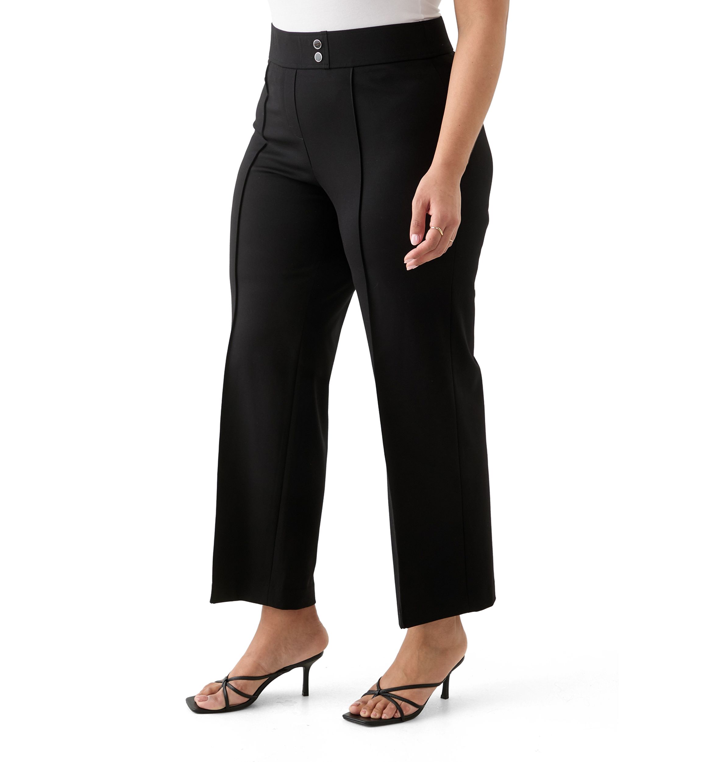 Pull On Pintuck Trousers 