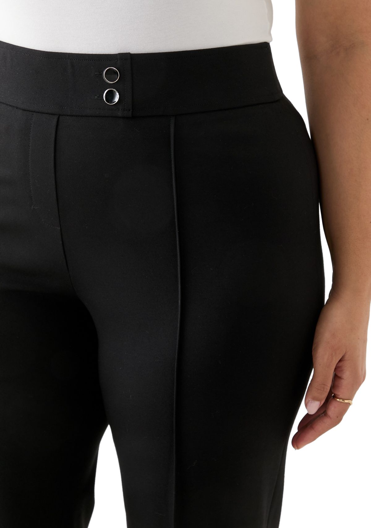 Pull On Pintuck Trousers 
