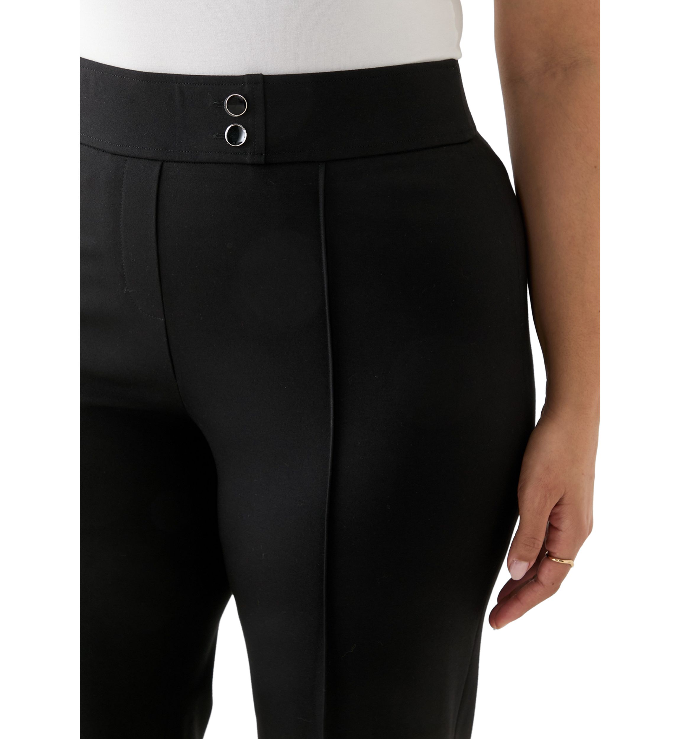 Pull On Pintuck Trousers 