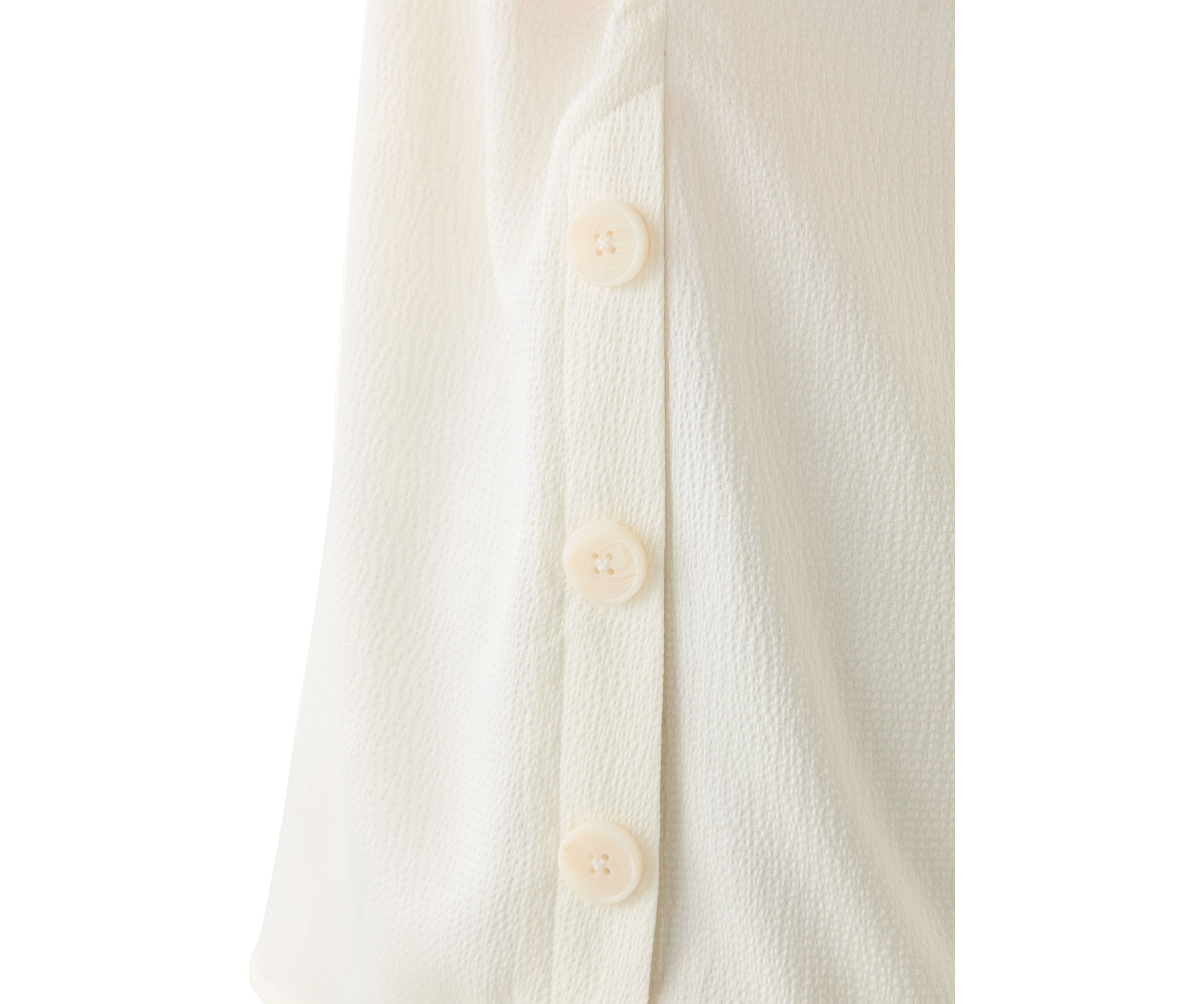 Plus Size Short Sleeve Side Button Blouse 