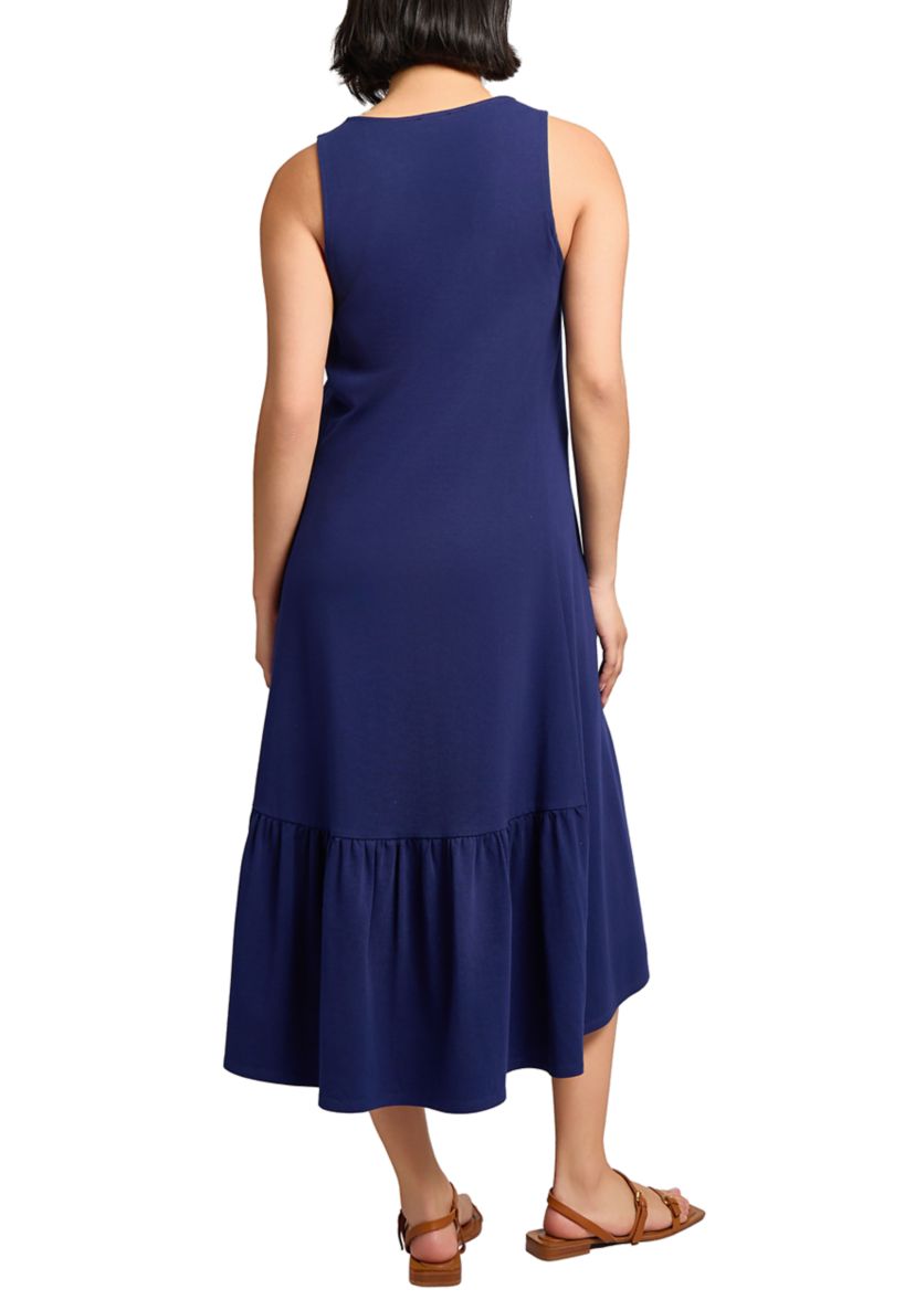Womens High Low Dress with Ruffle Hem