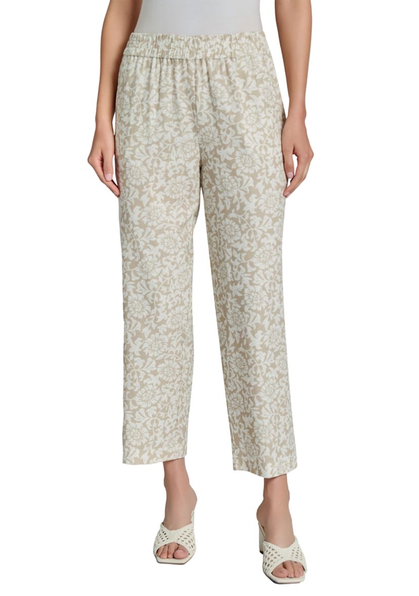 Petite Pull On Slash Pocket Cropped Pants
