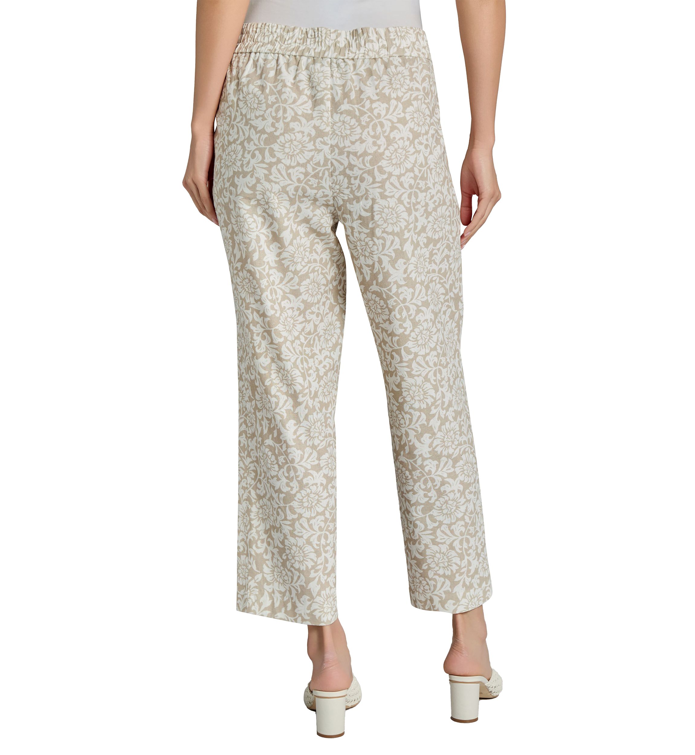 Petite Pull On Slash Pocket Cropped Pants