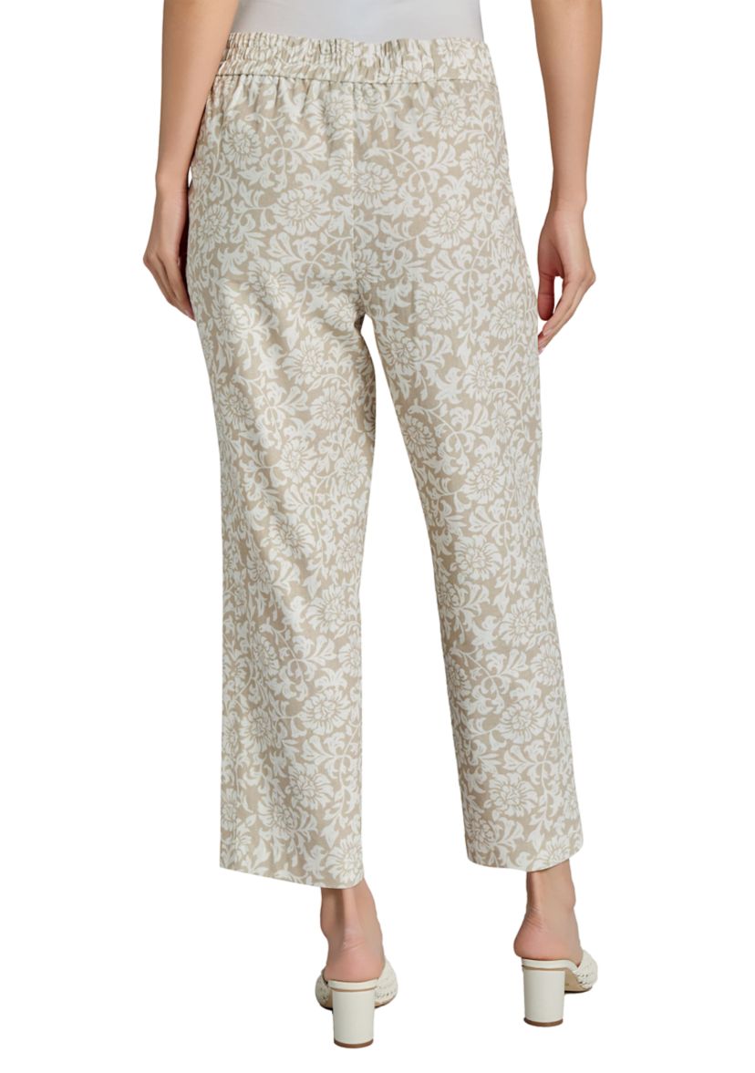 Petite Pull On Slash Pocket Cropped Pants