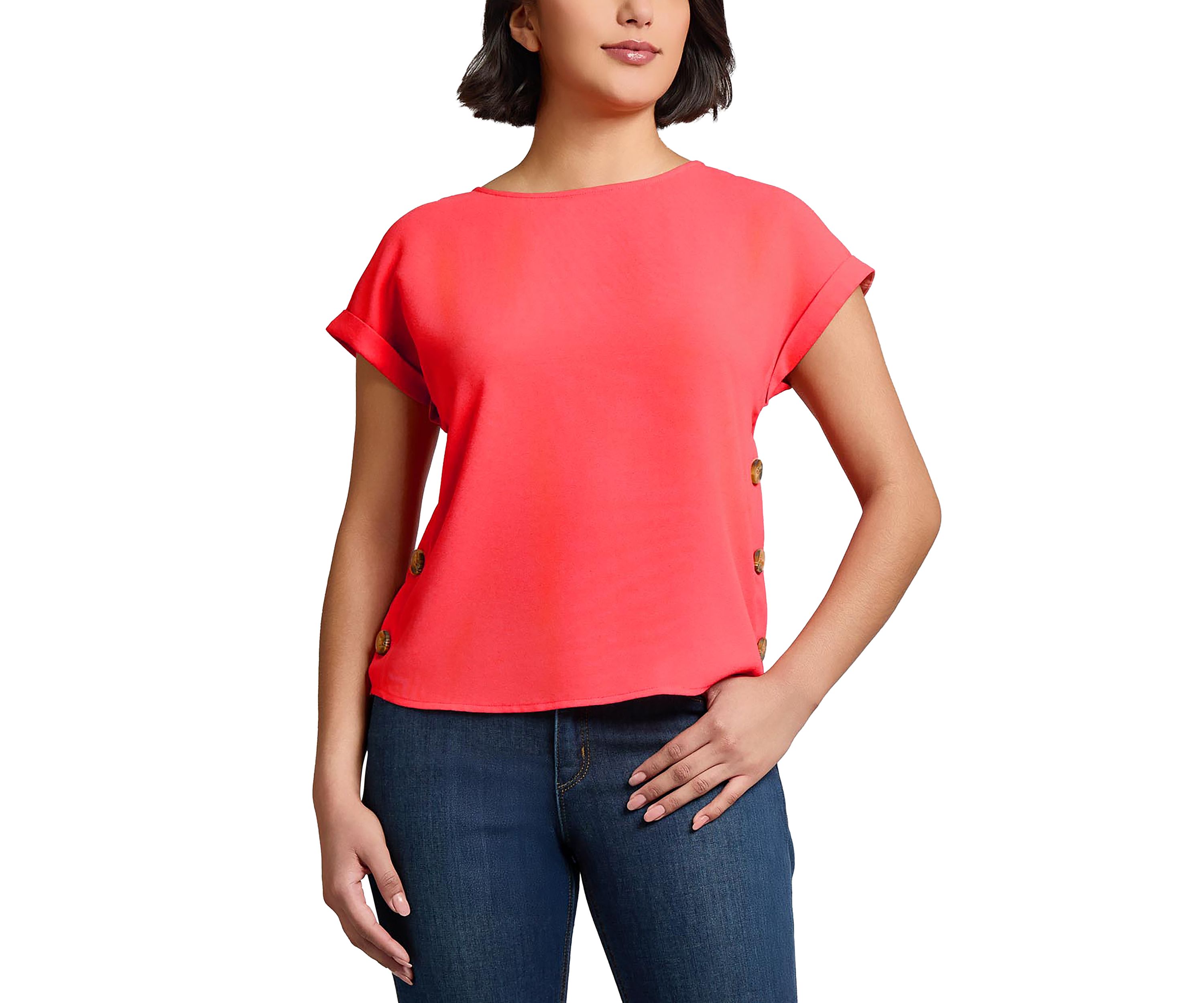 Womens Button Detail Blouse