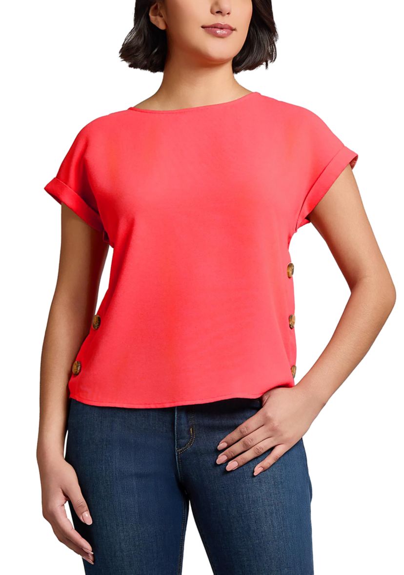 Womens Button Detail Blouse