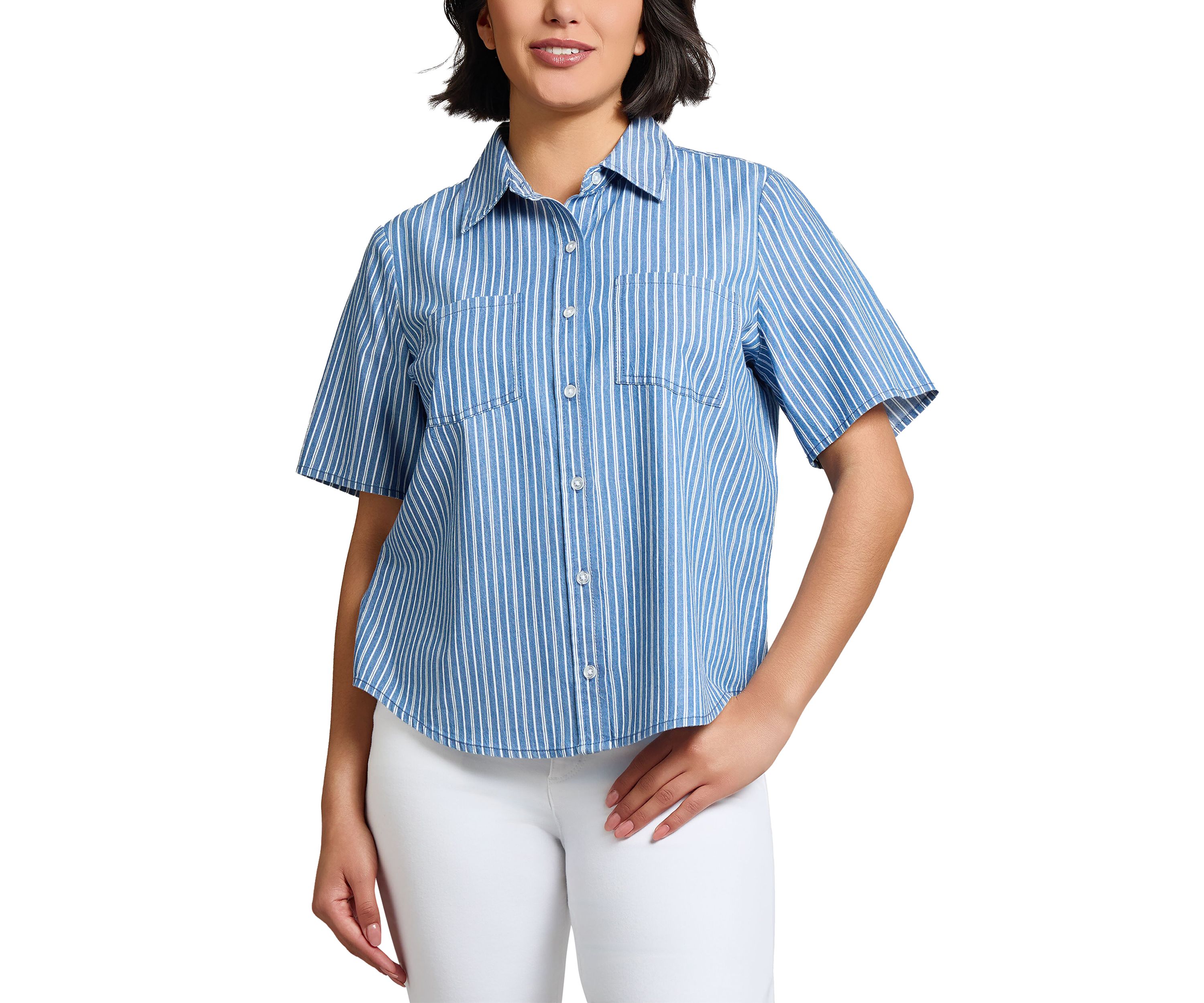 Womens Double Patch Pocket Shirt