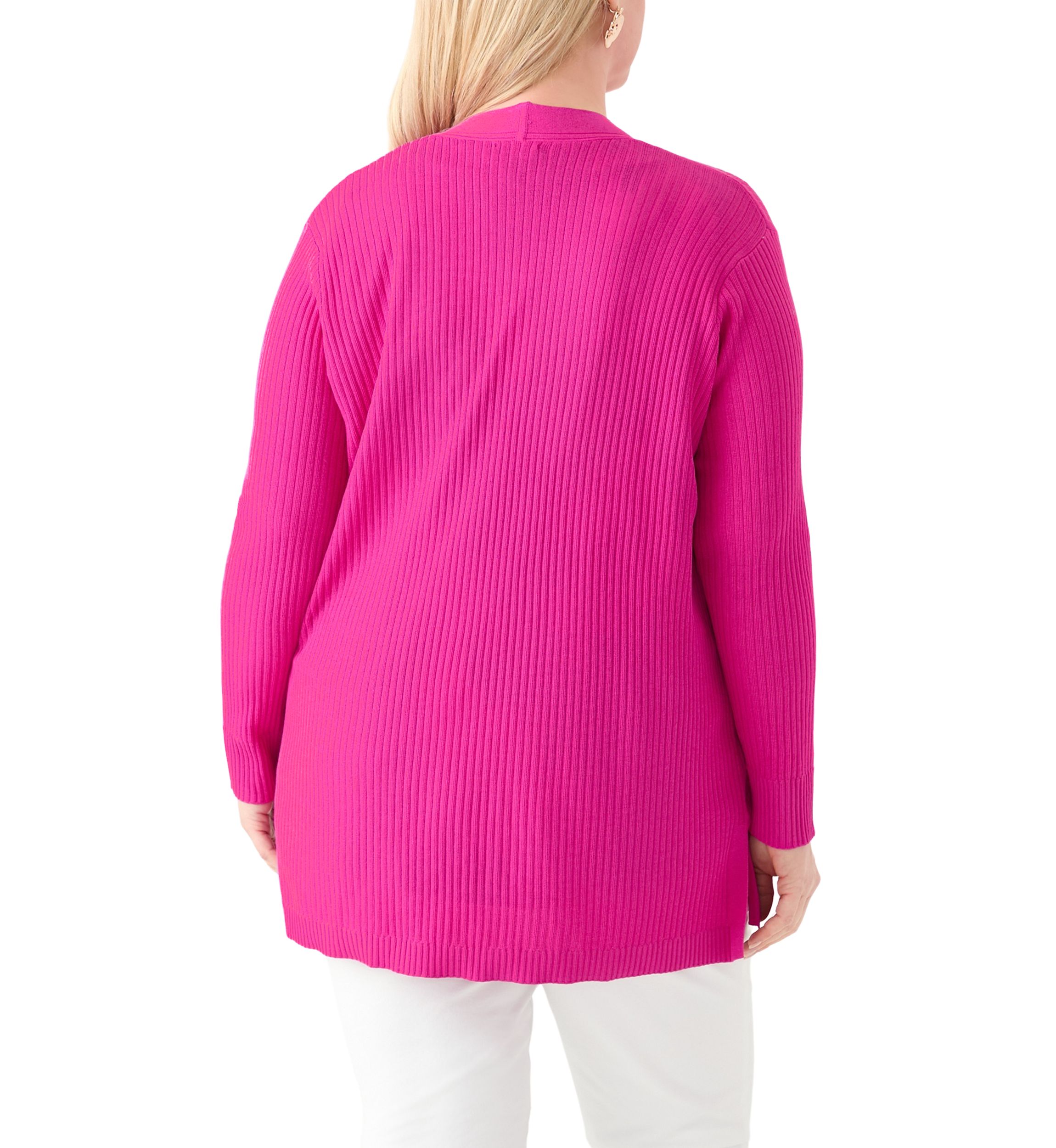 Plus Size Sutton Ribbed Cardigan