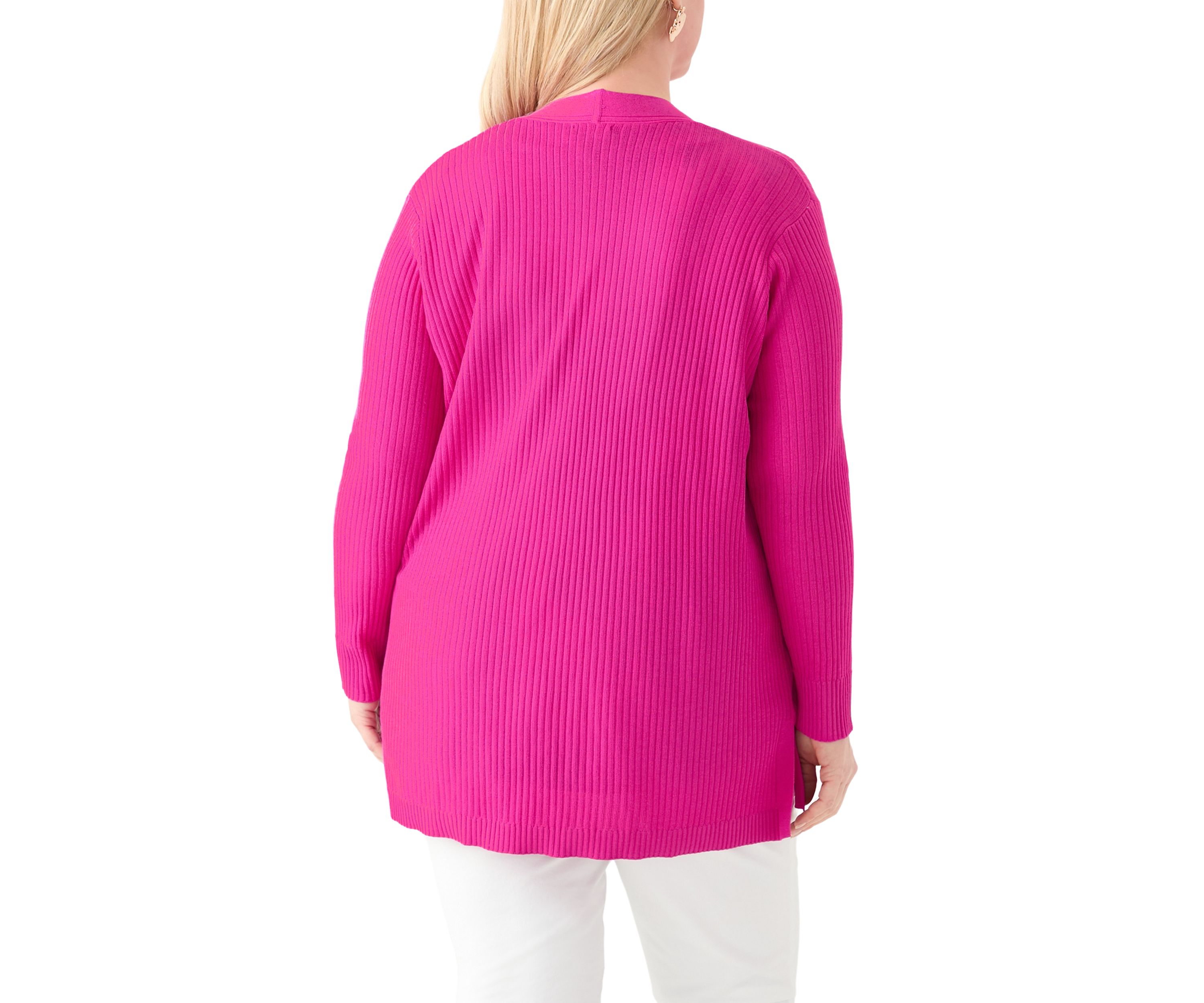Plus Size Sutton Ribbed Cardigan