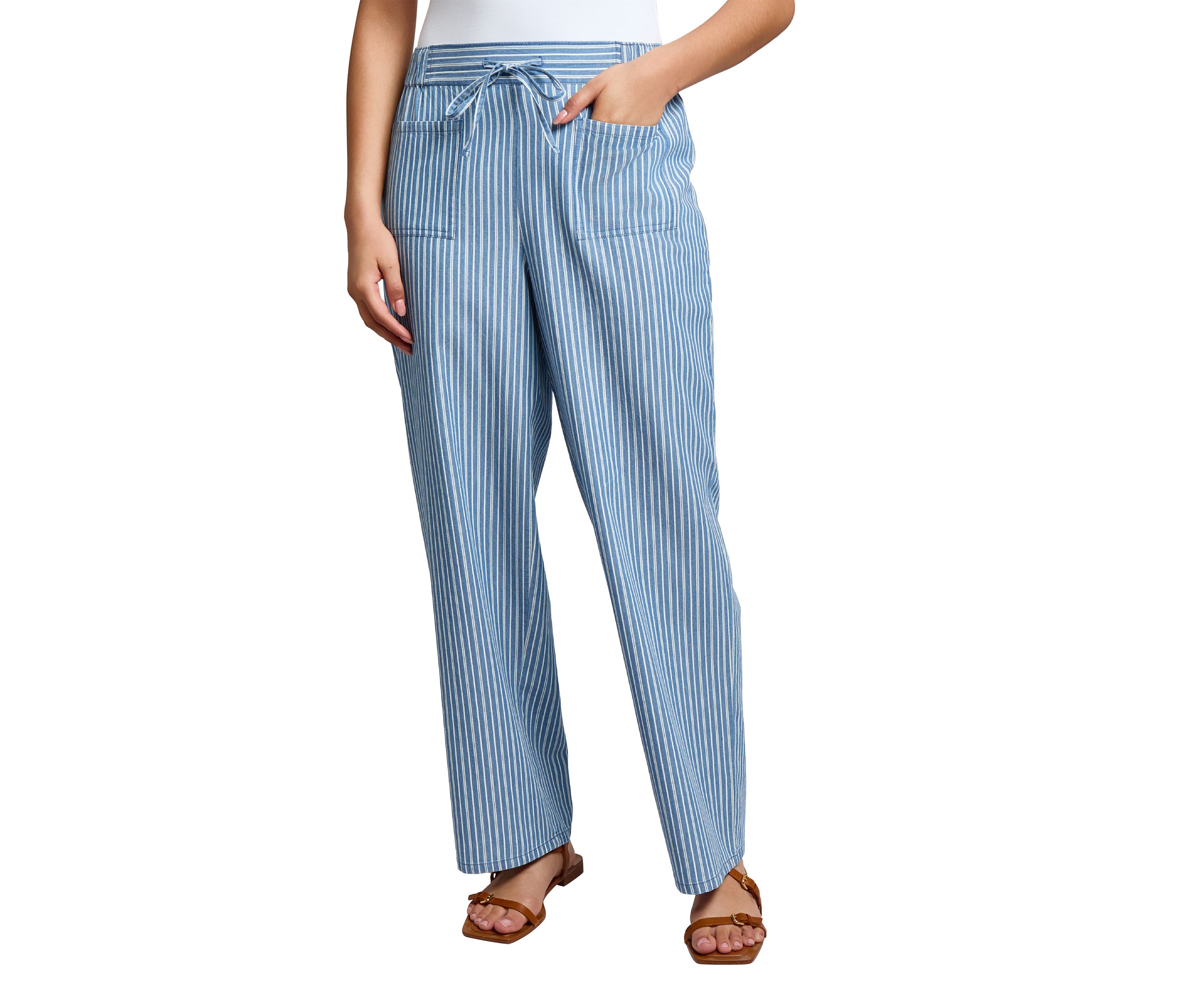 Womens Double Patch Pocket Pants