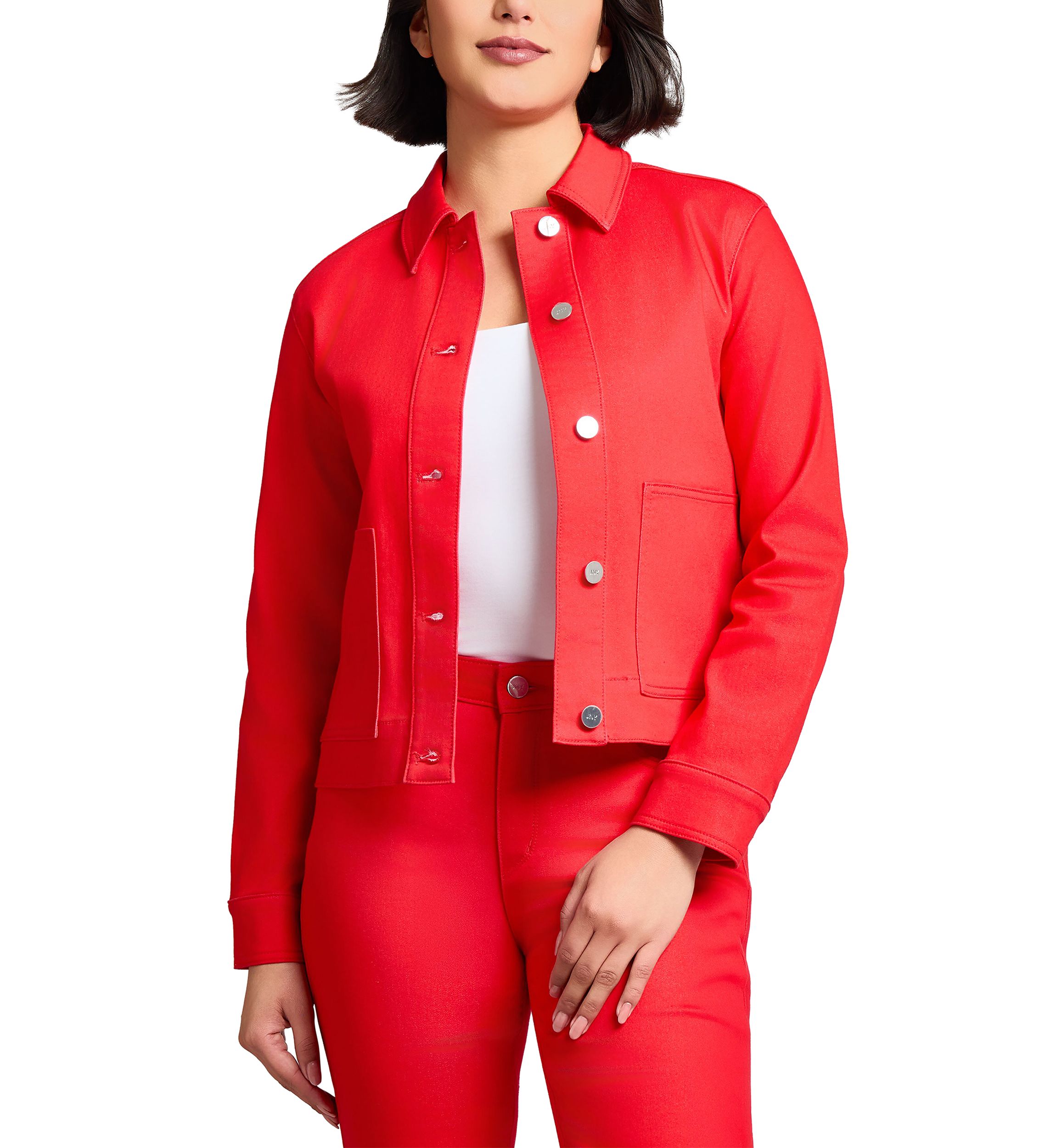 Womens Patch Pocket Denim Jacket