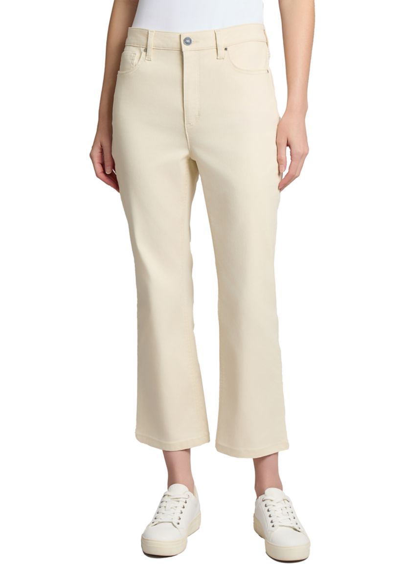 Womens Lexington Crop Flare Jeans
