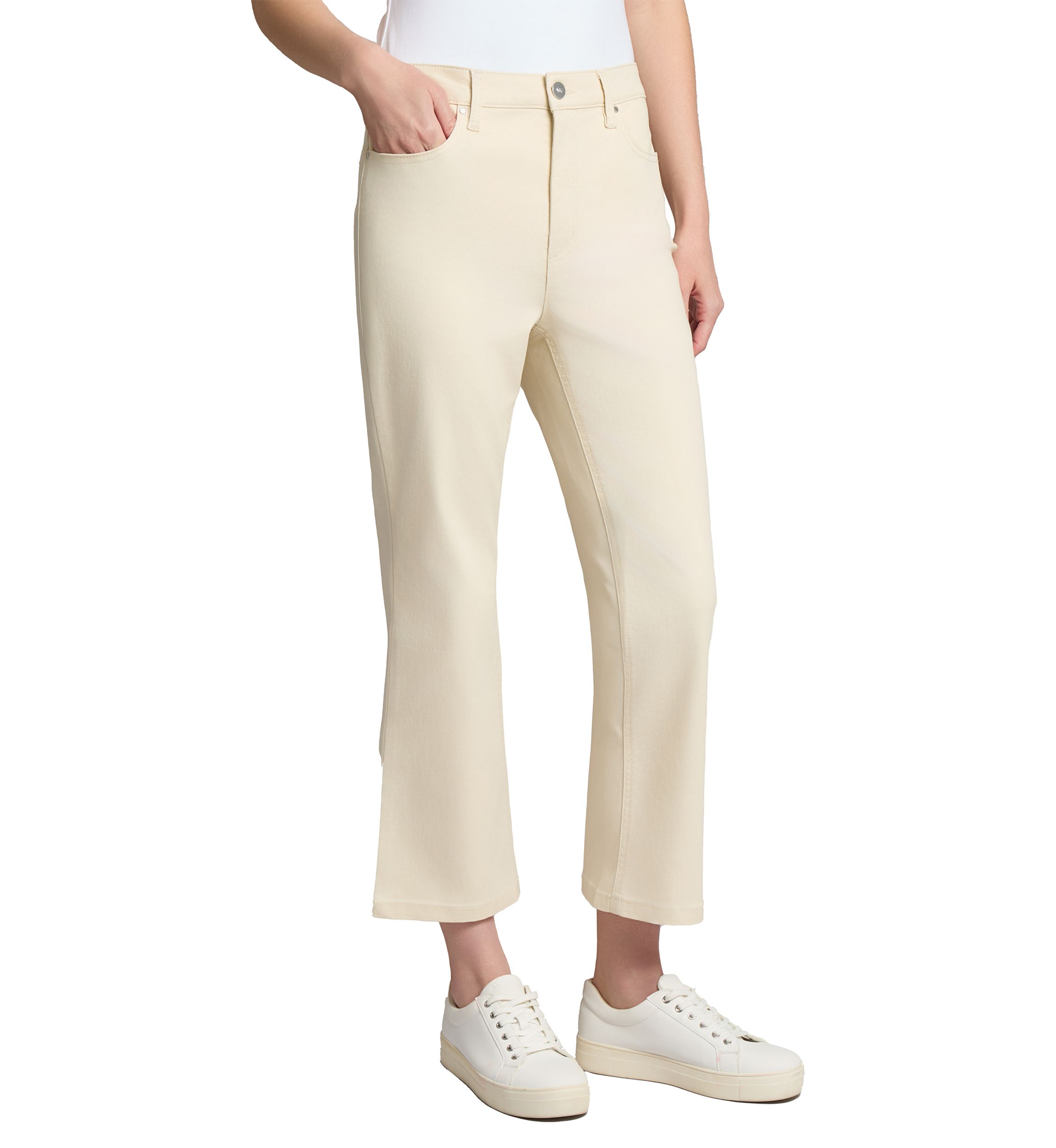 Womens Lexington Crop Flare Jeans