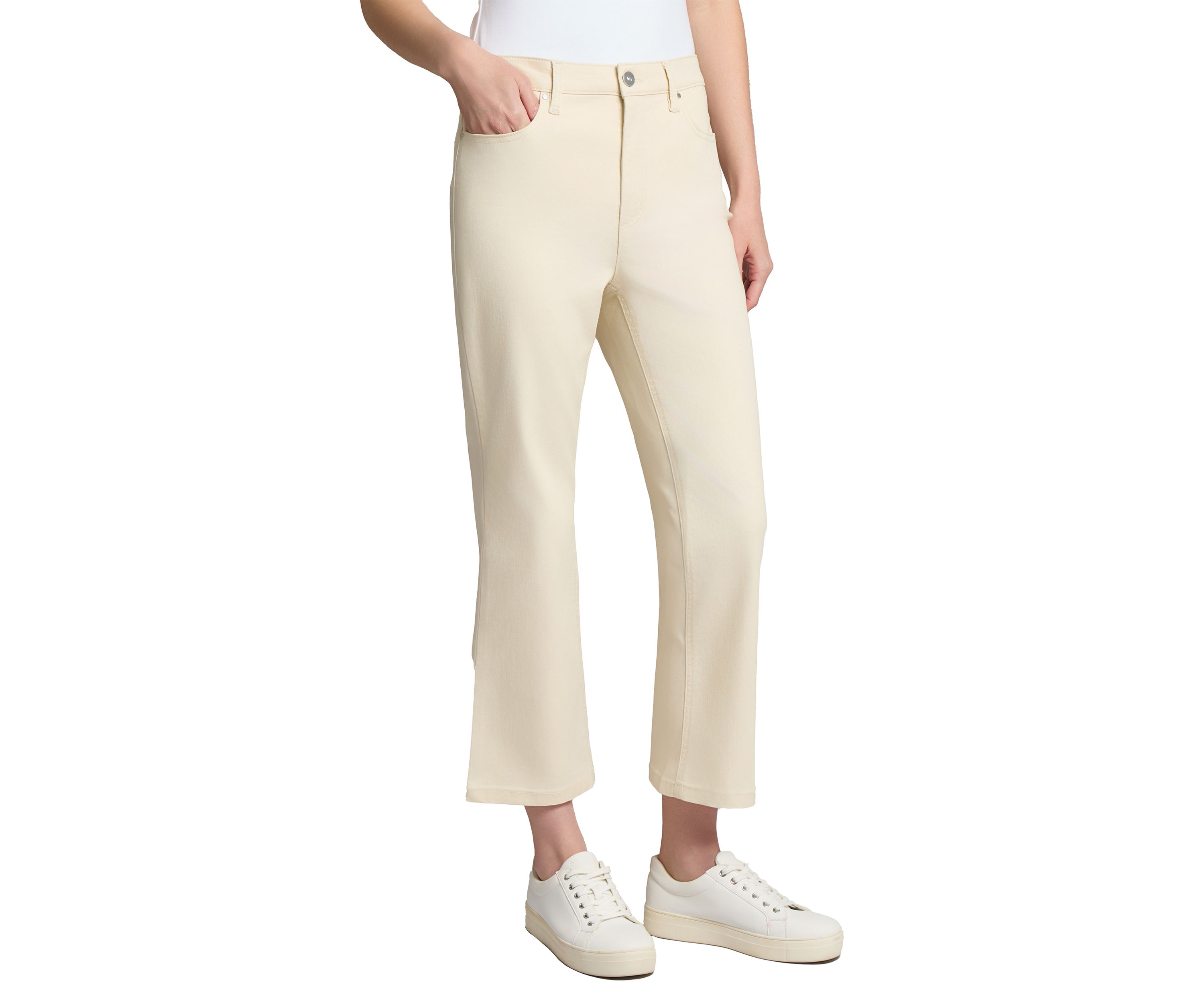 Womens Lexington Crop Flare Jeans