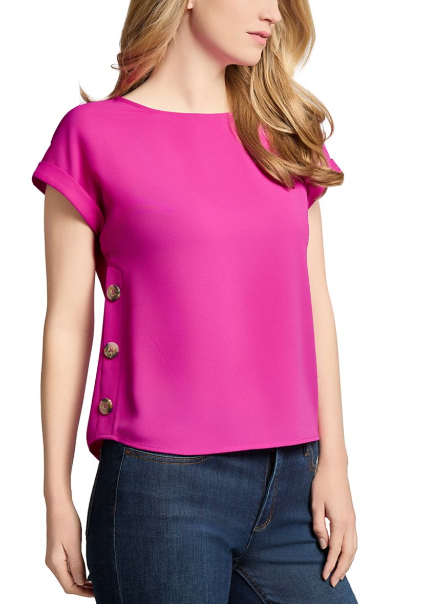 Womens Button Detail Blouse