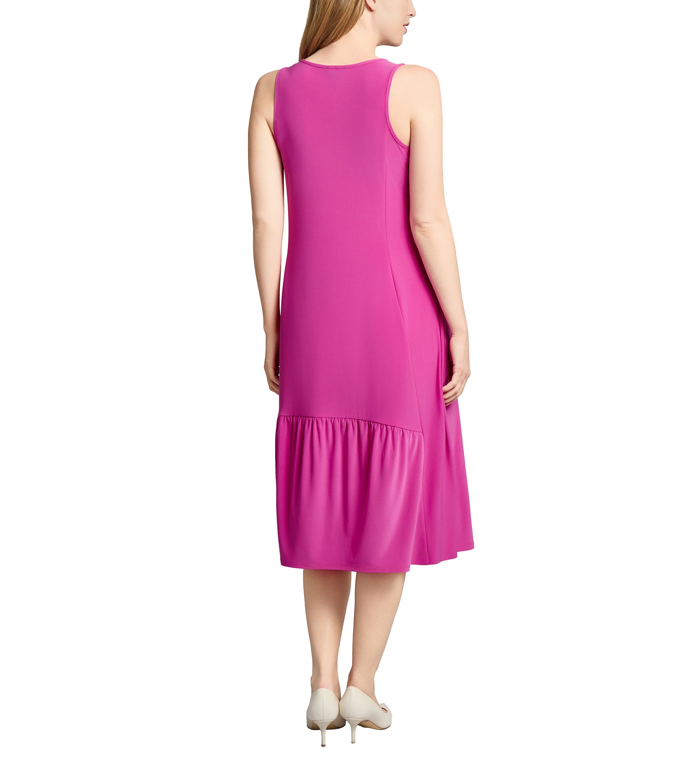Petite Tank Dress with Ruffle Hem