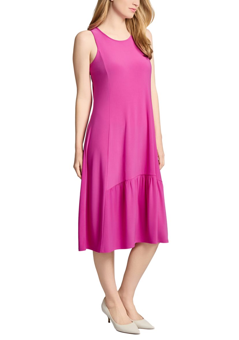 Petite Tank Dress with Ruffle Hem
