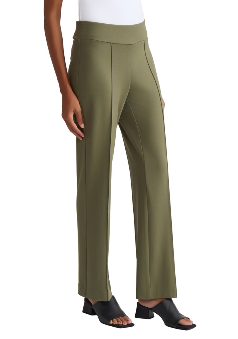 Womens Pull On Pintuck Trouser Pants