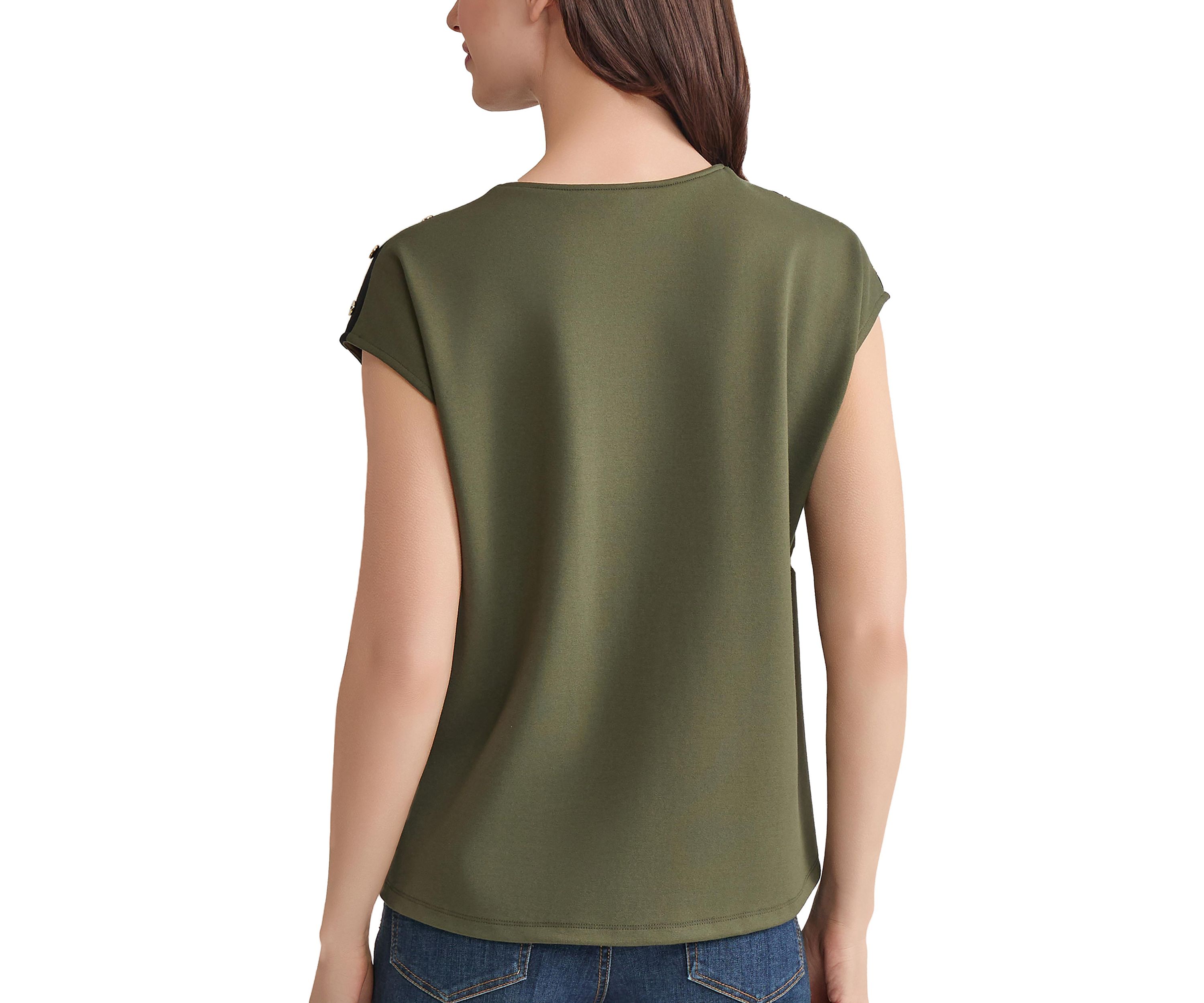 Womens Drop Shoulder Sleeve Top