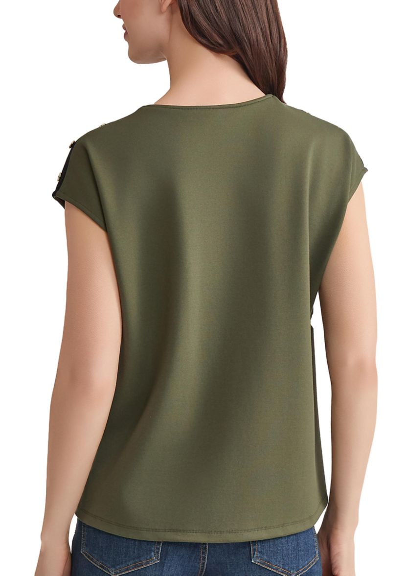 Womens Drop Shoulder Sleeve Top