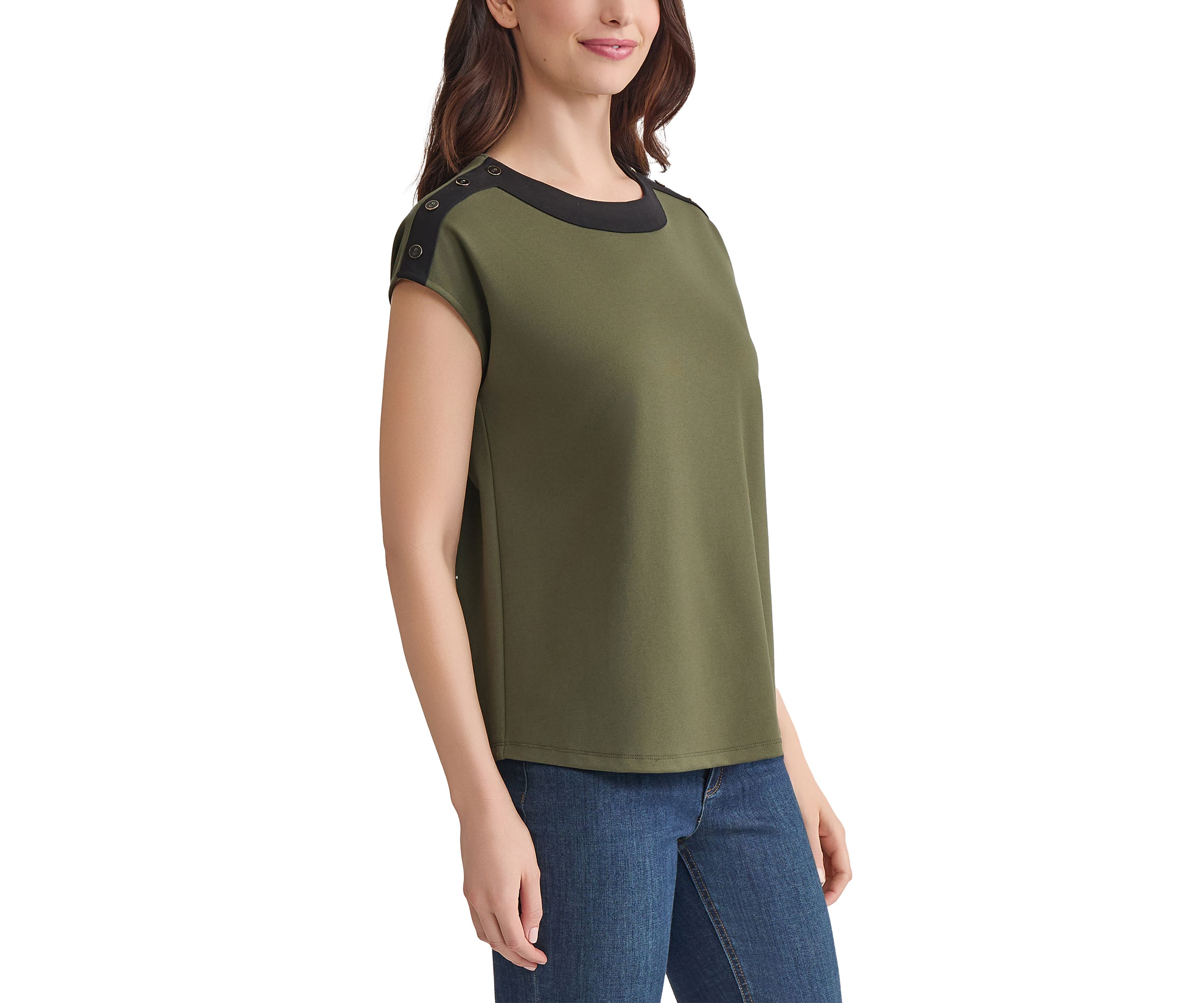 Womens Drop Shoulder Sleeve Top