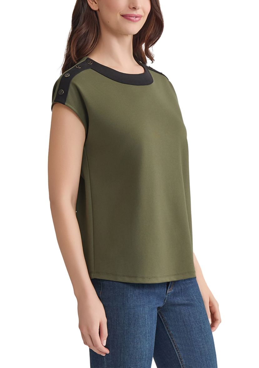 Womens Drop Shoulder Sleeve Top