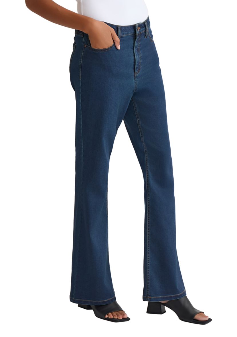 Womens Classic Fit Bootleg Jeans
