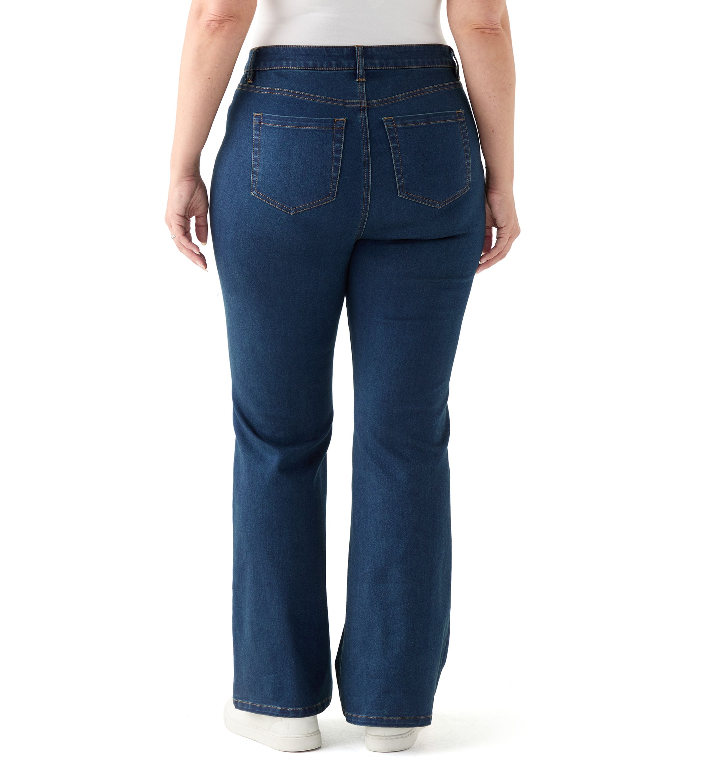 Plus Size Lexington High-Rise Slim Bootcut Jeans
