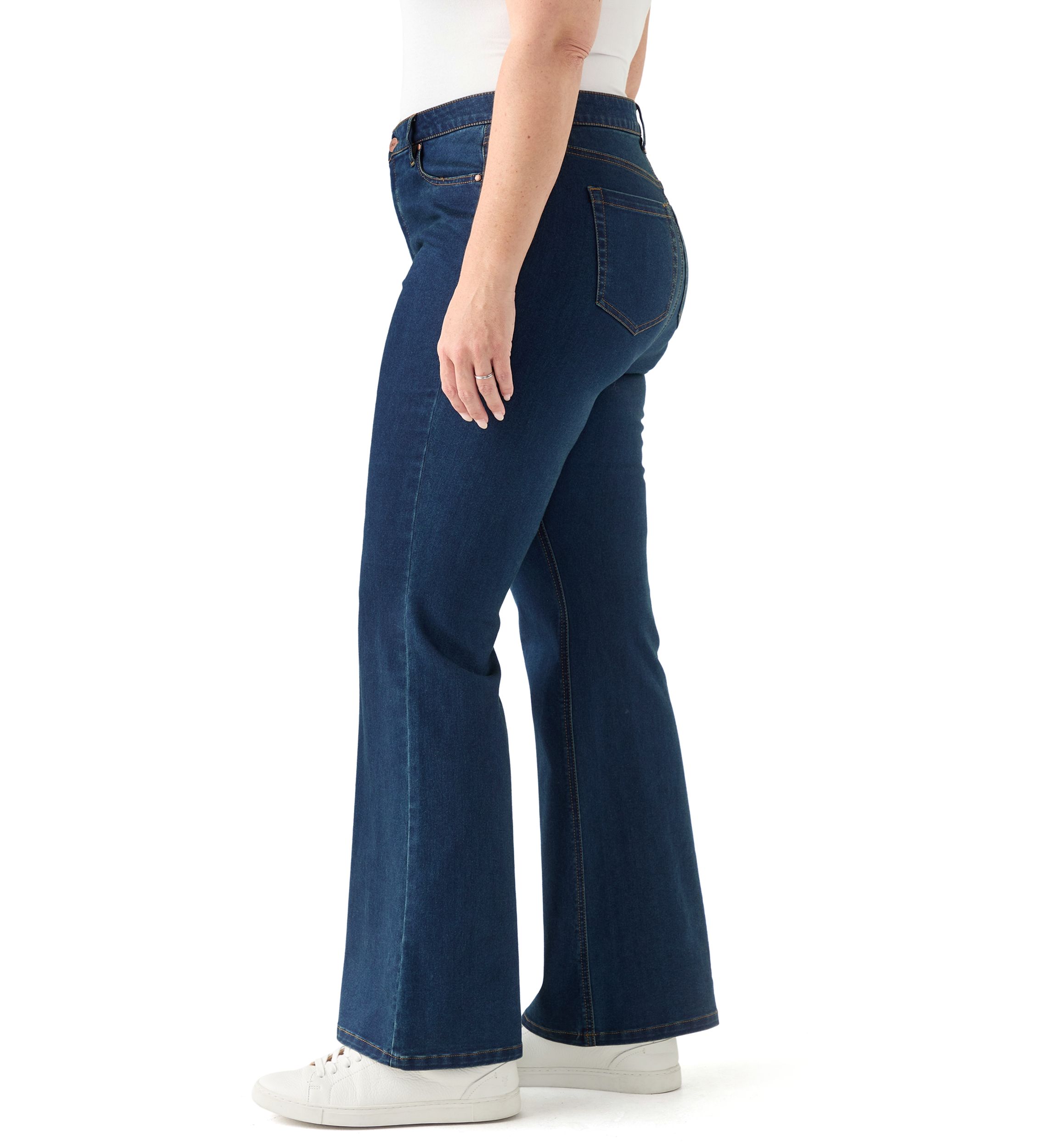 Plus Size Lexington High-Rise Slim Bootcut Jeans