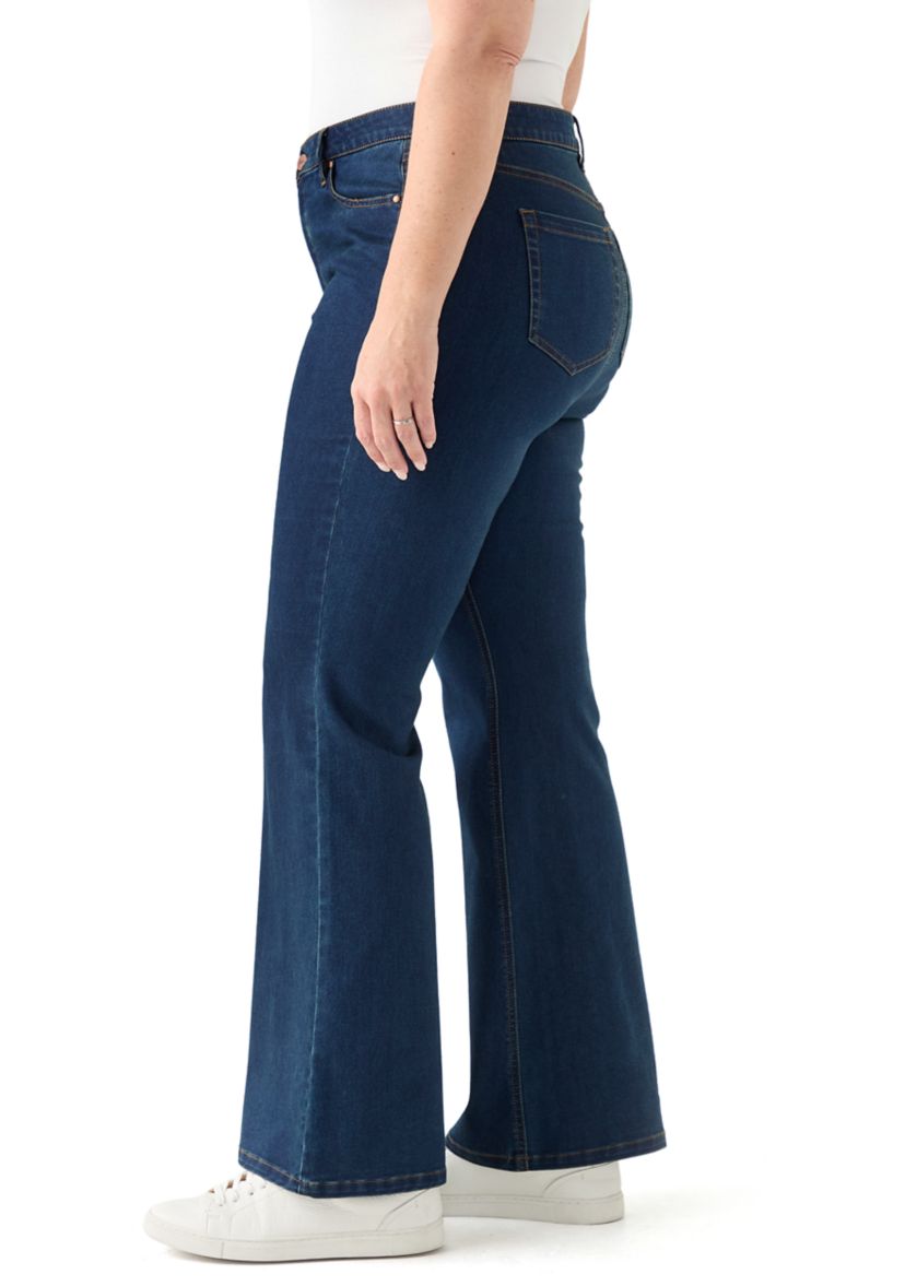 Plus Size Lexington High-Rise Slim Bootcut Jeans