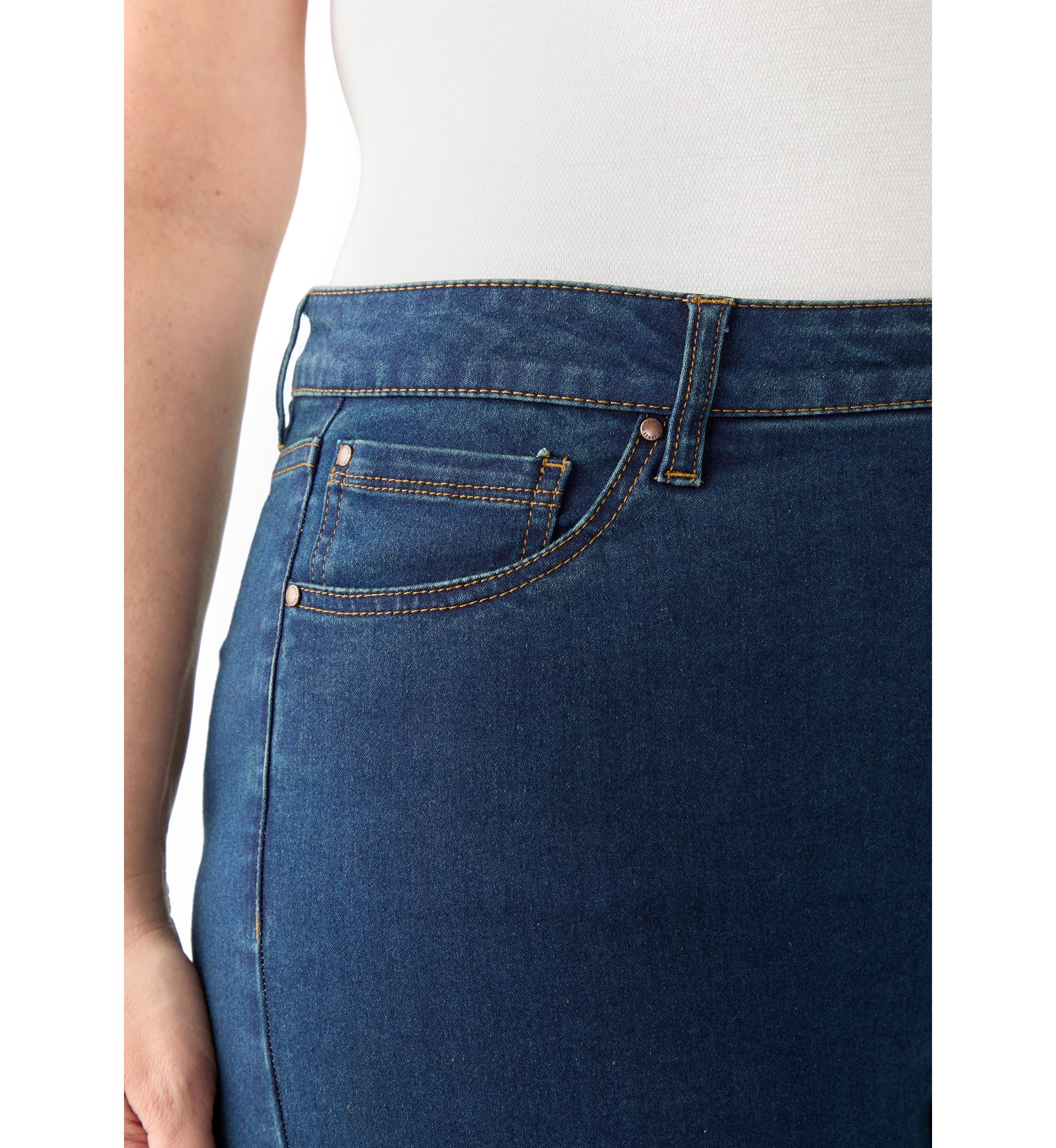 Plus Size Lexington High-Rise Slim Bootcut Jeans