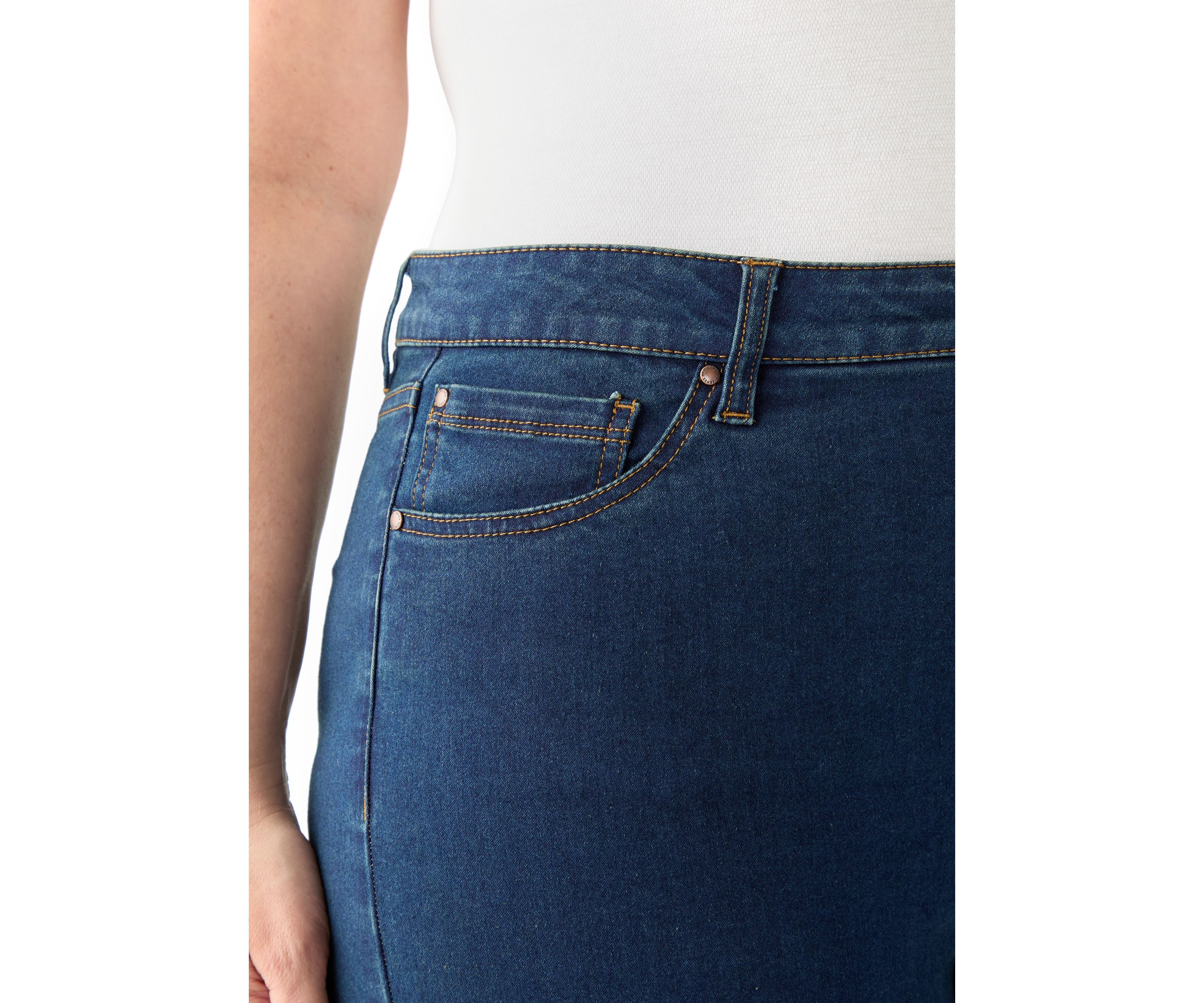 Plus Size Lexington High-Rise Slim Bootcut Jeans