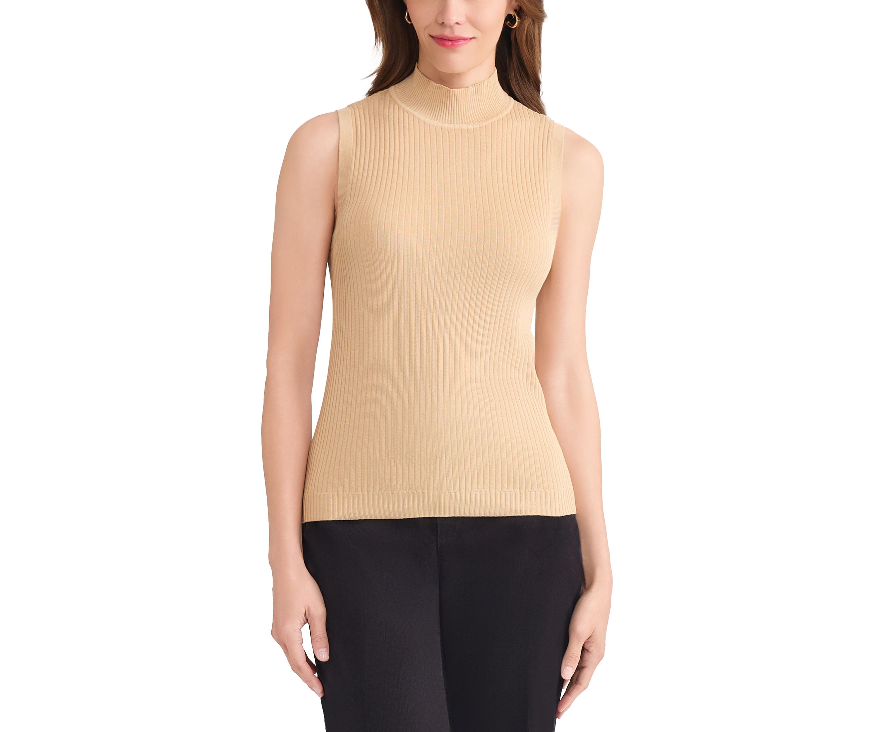 Womens Sutton Mock Neck Tank